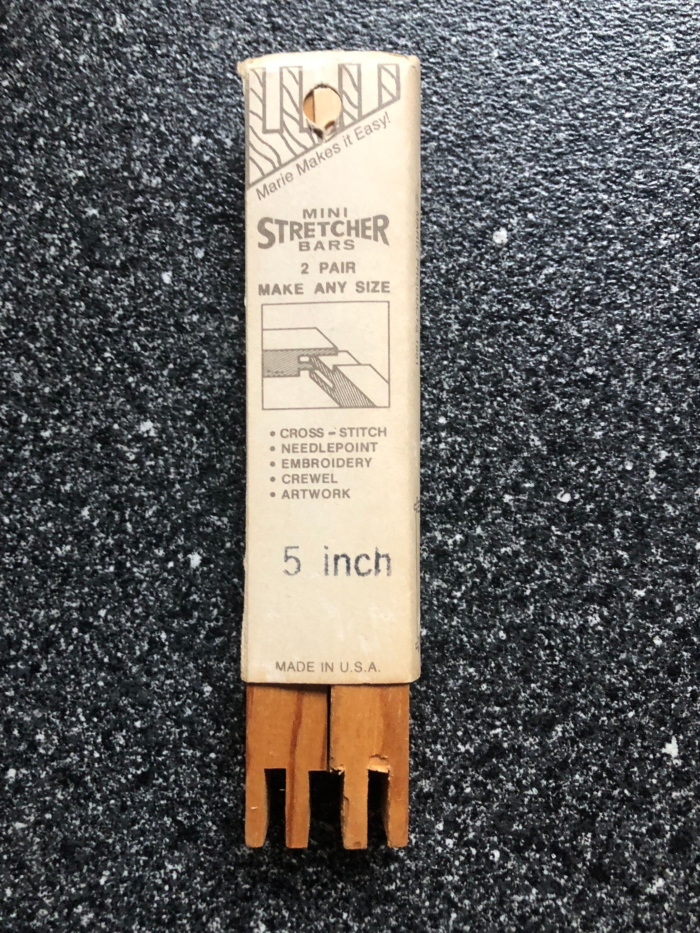 Mini Stretcher Bars 2 Pair Cross Stitch Needlepoint Embroidery Crewel Artwork