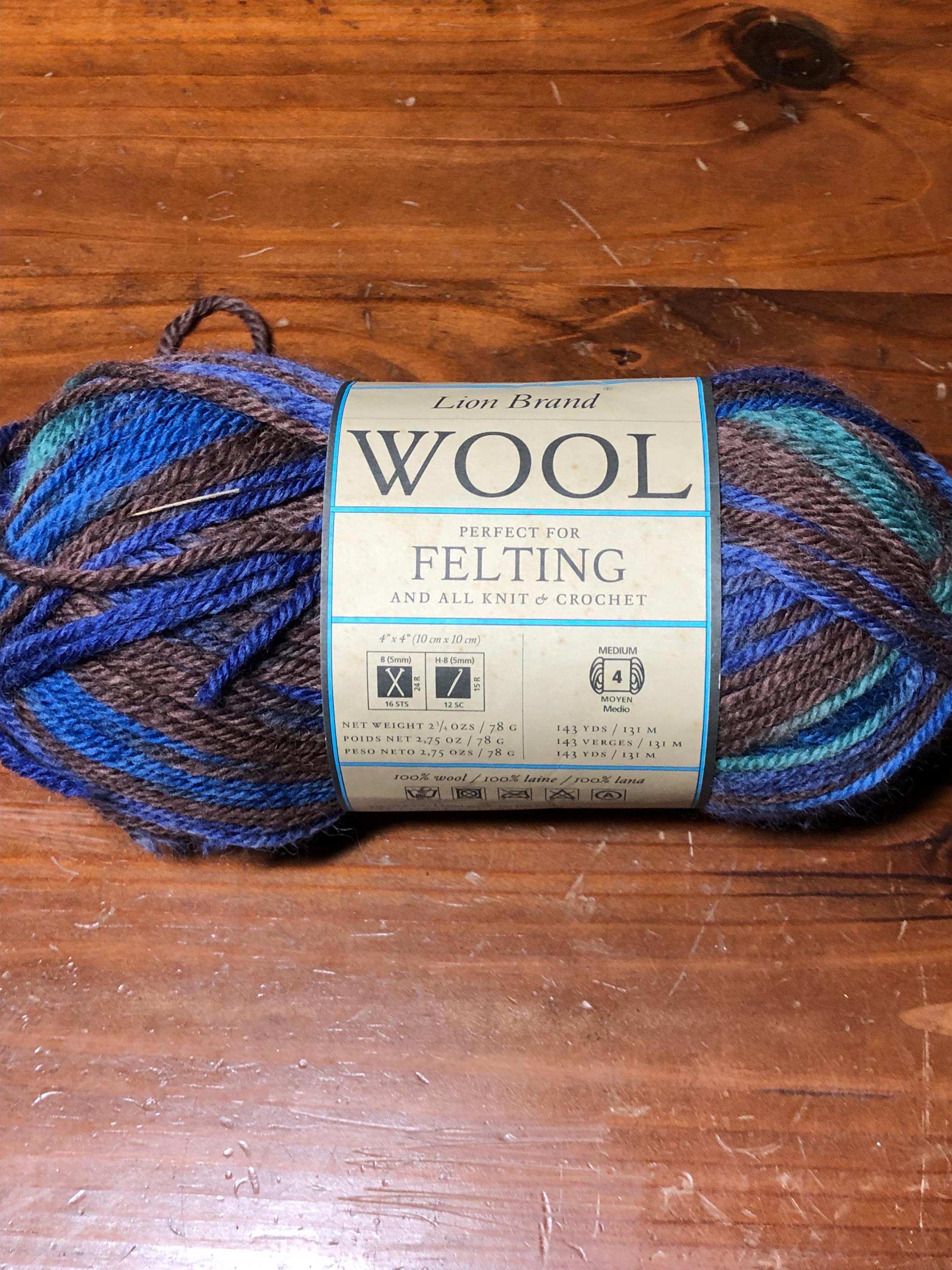 Lion Brand Wool For Felting And All Knit & Crochet