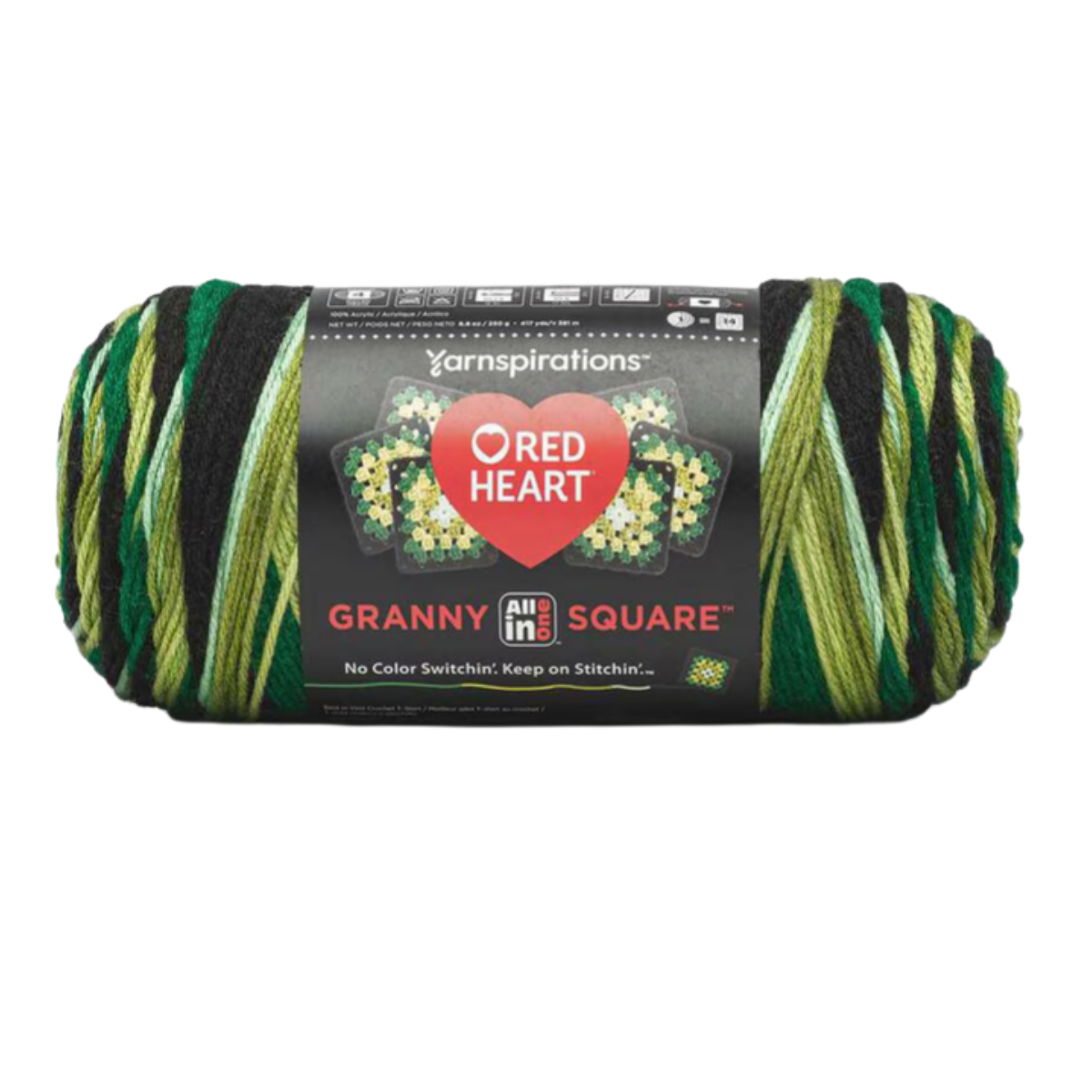 Yarnspirations Red Heart Granny Square – A Classic Crochet Staple with Endless Possibilities