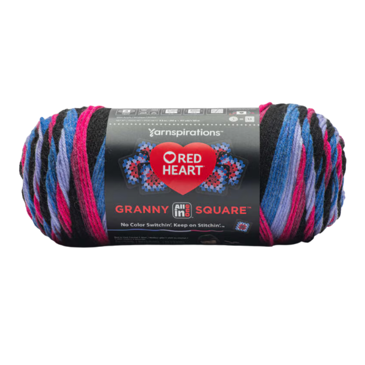 Yarnspirations Red Heart Granny Square – A Classic Crochet Staple with Endless Possibilities