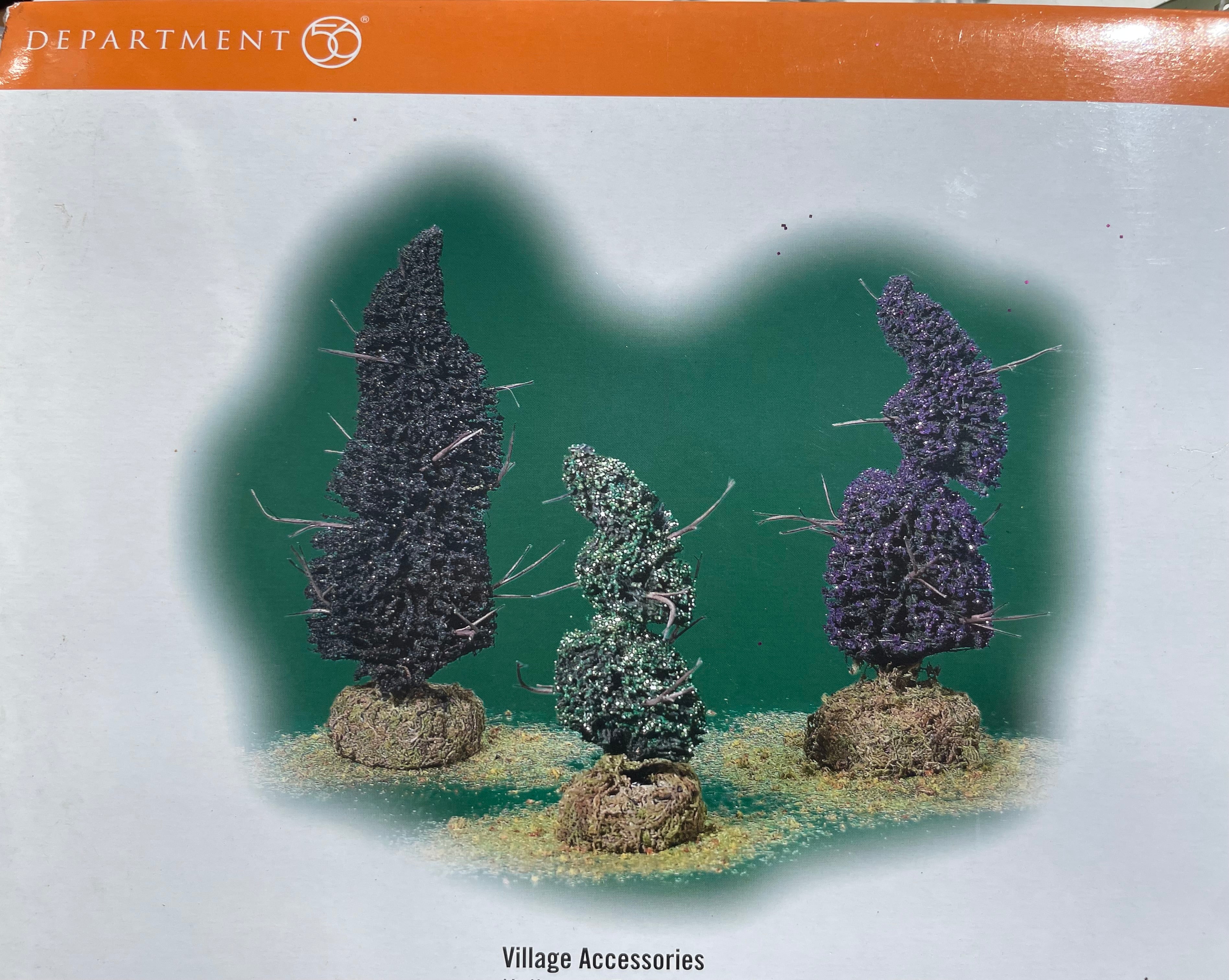 : Department 56 Halloween Village Topiaries, Set of 3 (#56.53062