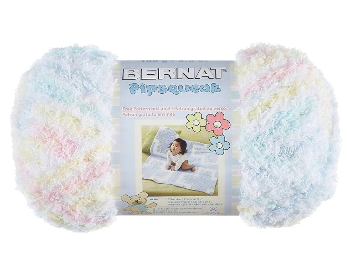Bernat Pipsqueak Yarn – Baby Baby Print (Super Soft #5 Bulky Baby Yarn)