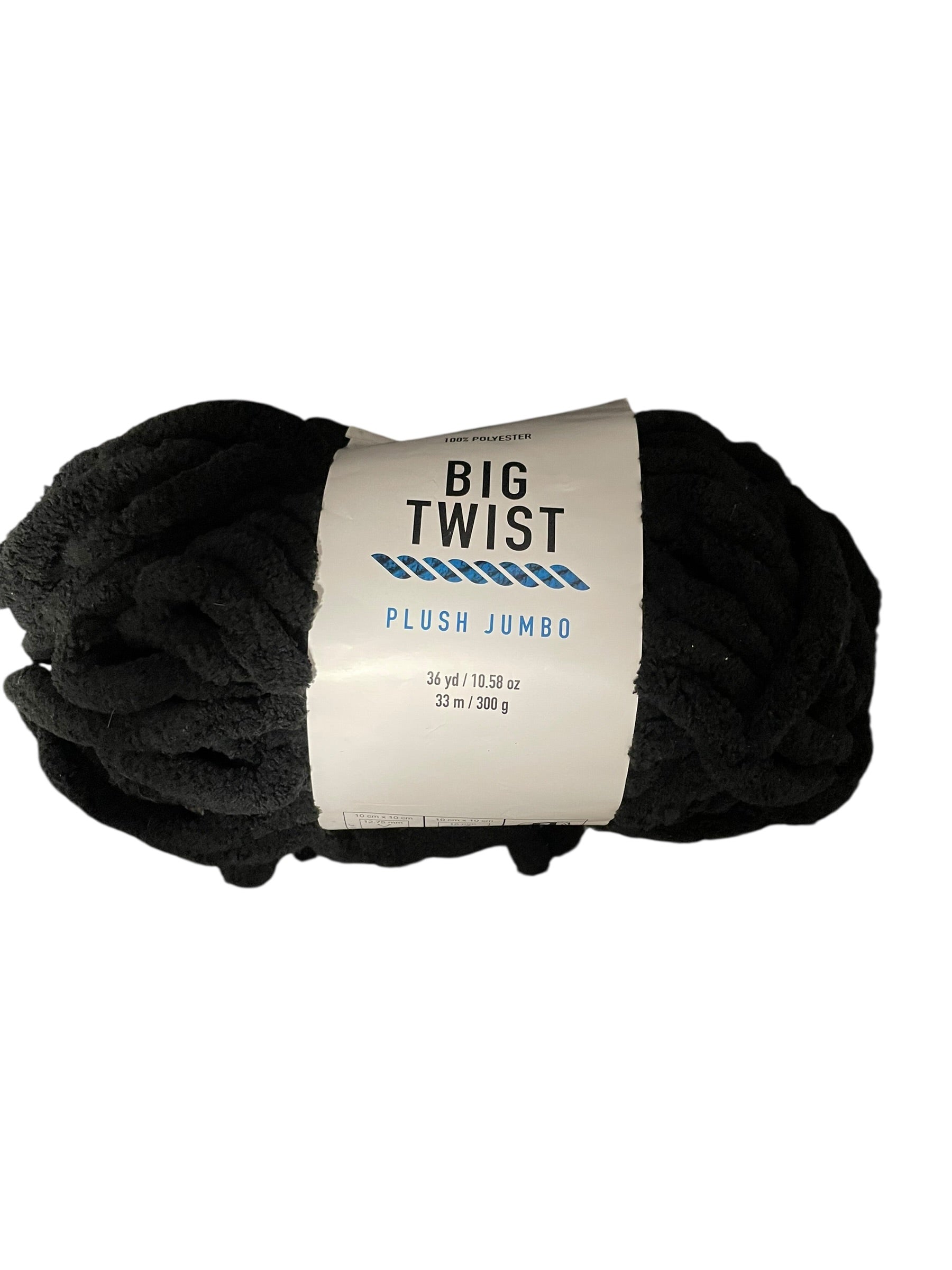 Big Twist Plush Jumbo Yarn – 10.5 oz Super Bulky Chenille Skein