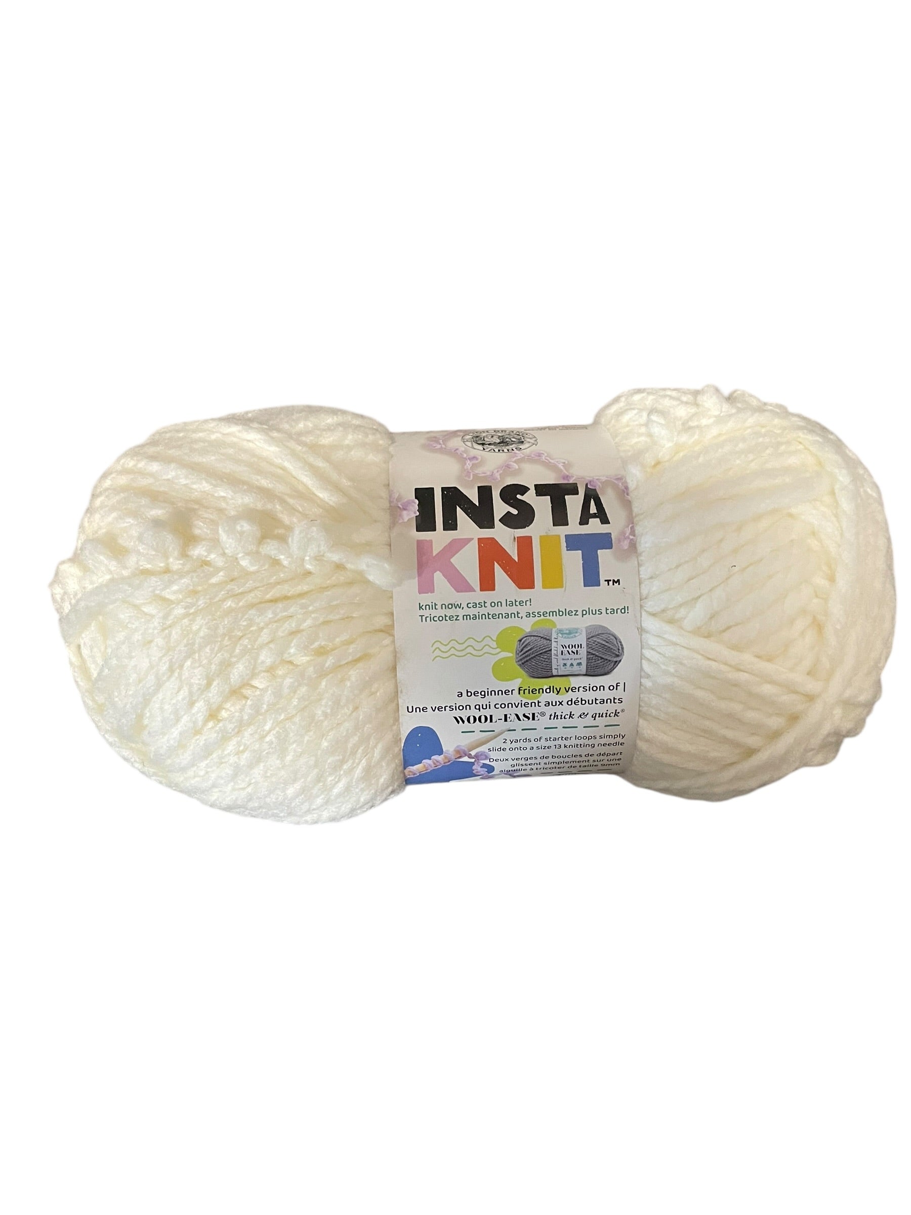 Lion Brand InstaKnit Yarn – 7.9 oz Super Bulky Loop Yarn