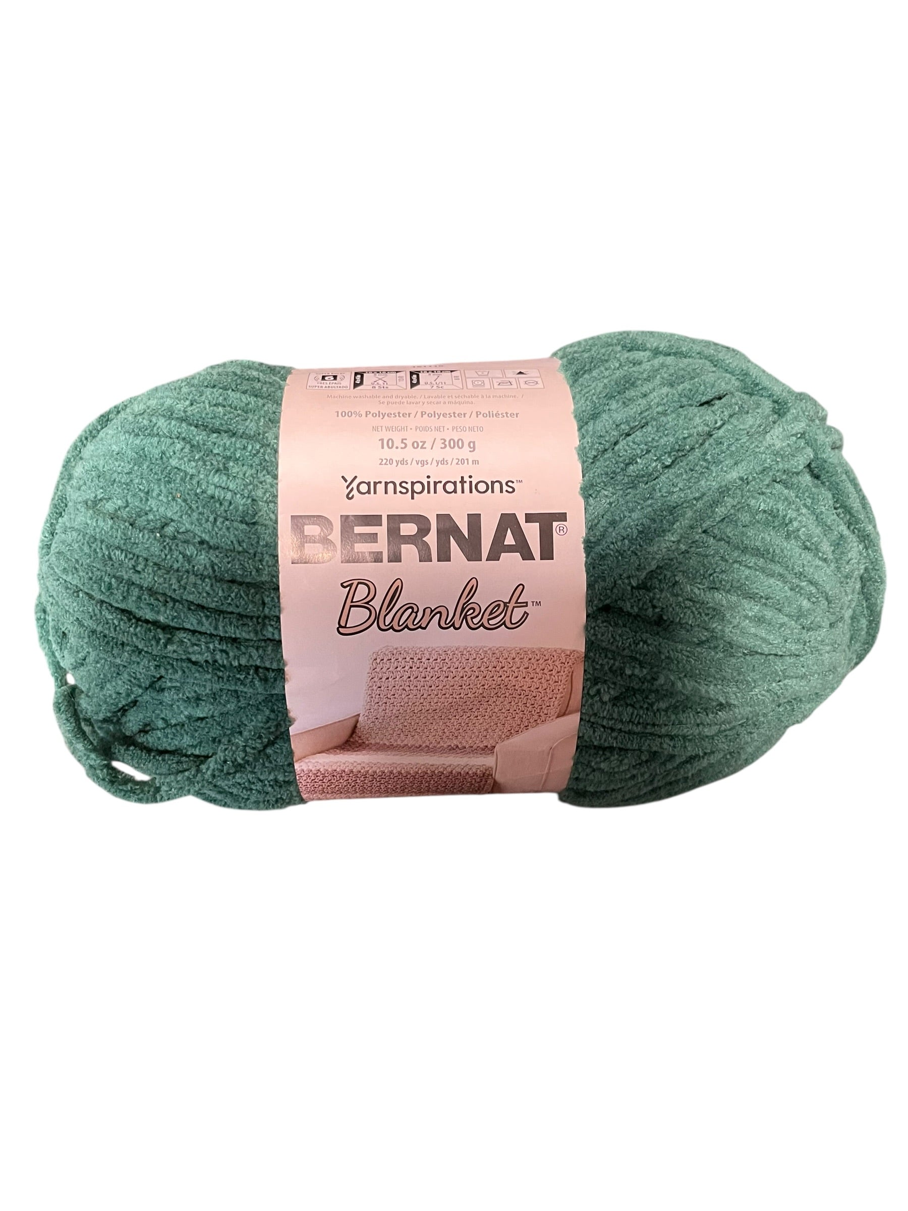 Yarnspirations Bernat Blanket Yarn – 10.5 oz Super Bulky Chenille Skein
