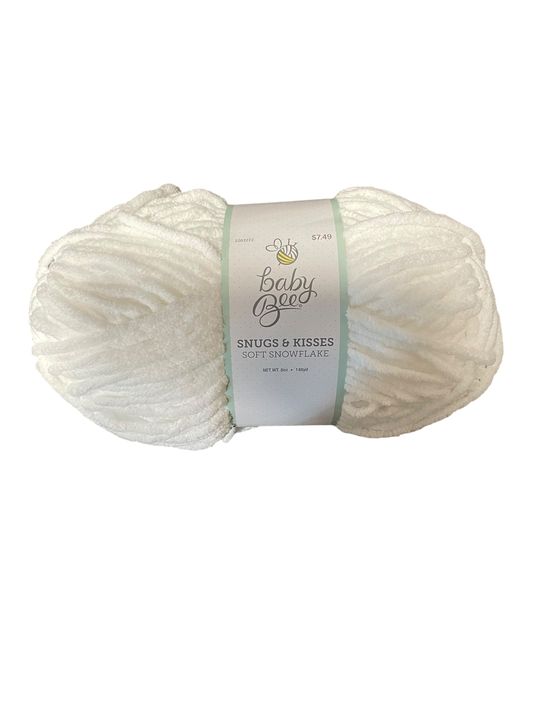 Baby Bee Snugs & Kisses Yarn – 8 oz Super Bulky Plush Skein