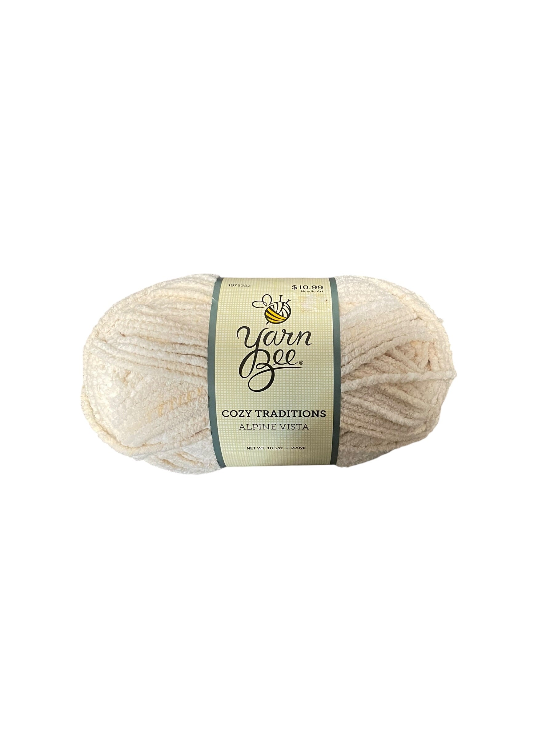 Yarn Bee Cozy Traditions Yarn – 10.5 oz Super Bulky Chenille Skein