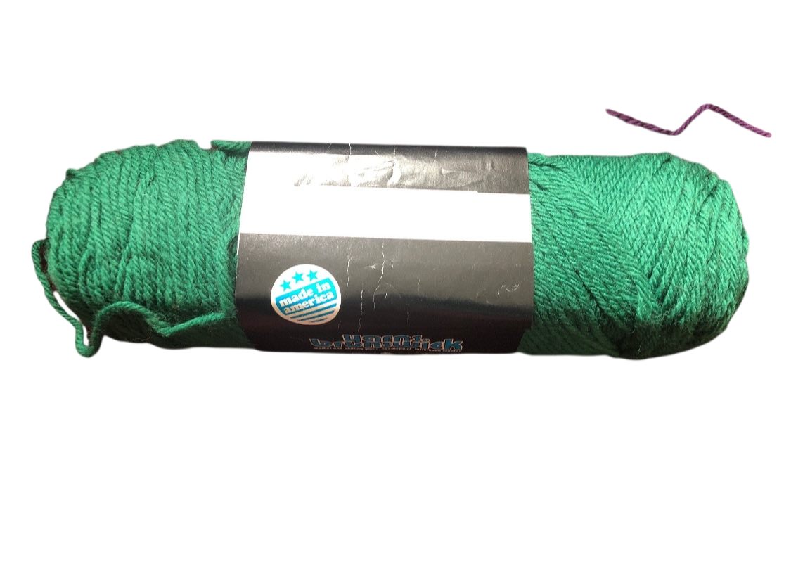 Brunswick Wool Yarn  Forest Green, Scarlet, Dark Copen Blue, Wisteria, Teal HEA, Med Yellow, Ecru