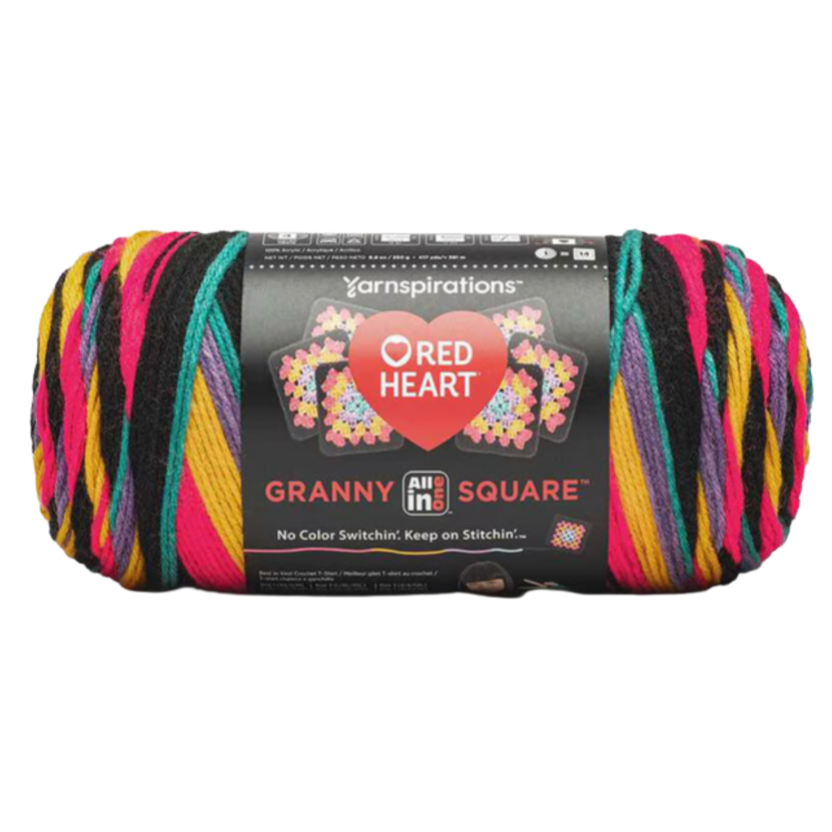 Yarnspirations Red Heart Granny Square – A Classic Crochet Staple with Endless Possibilities
