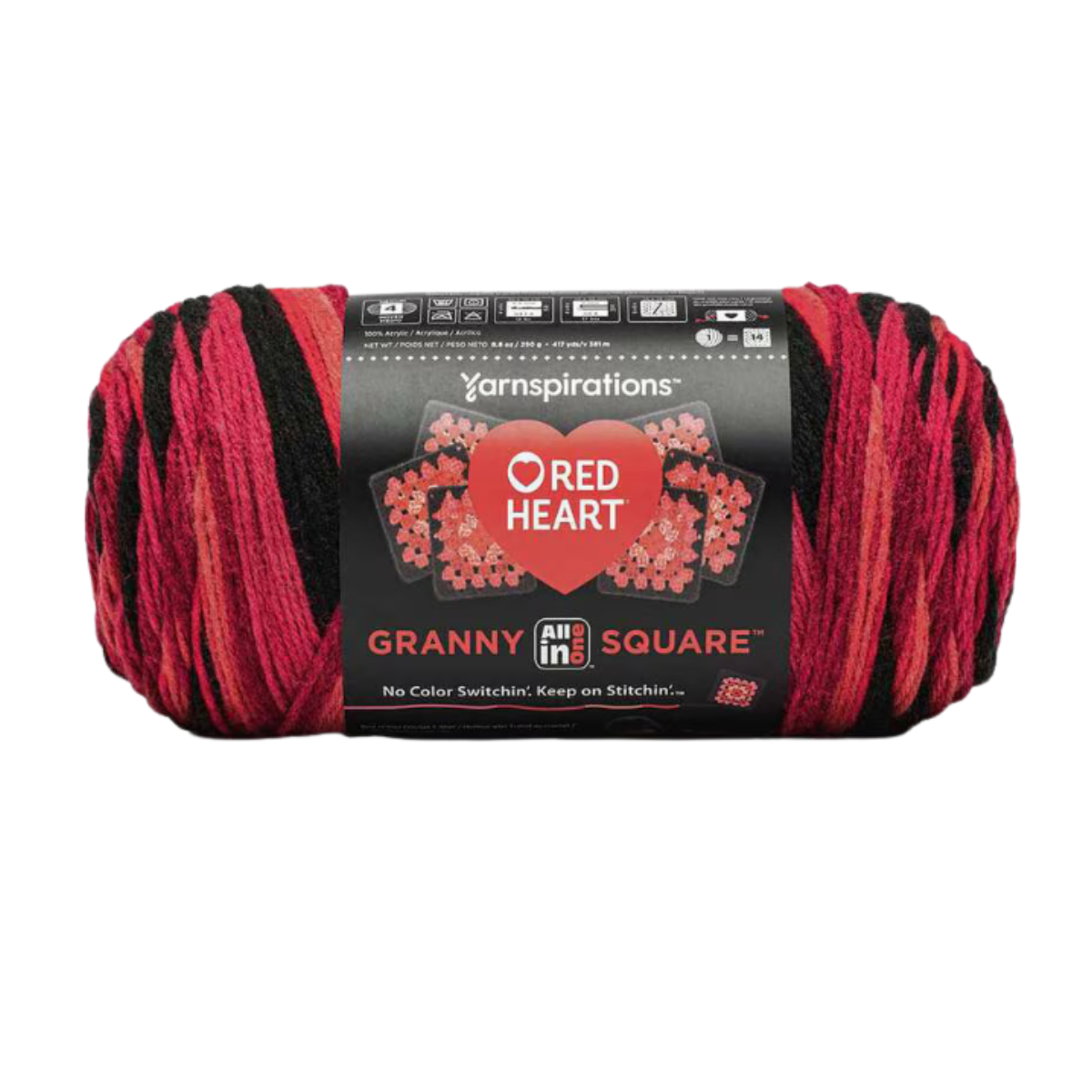 Yarnspirations Red Heart Granny Square – A Classic Crochet Staple with Endless Possibilities