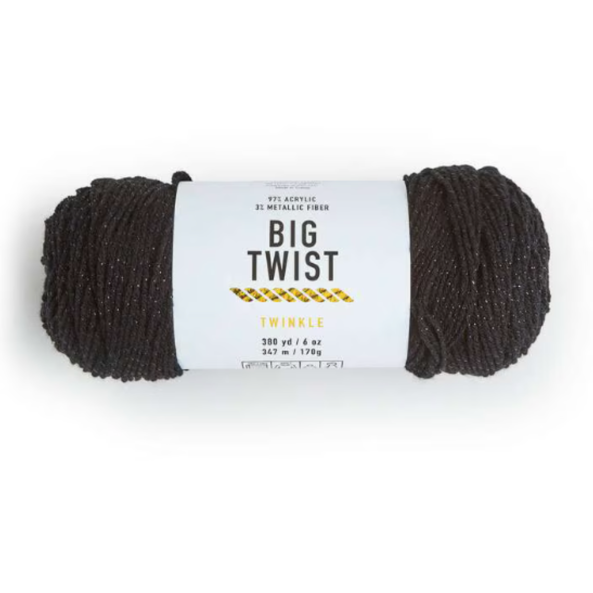 Big Twist Twinkle Yarn – Soft, Sparkly Worsted‑Weight Crafting Yarn