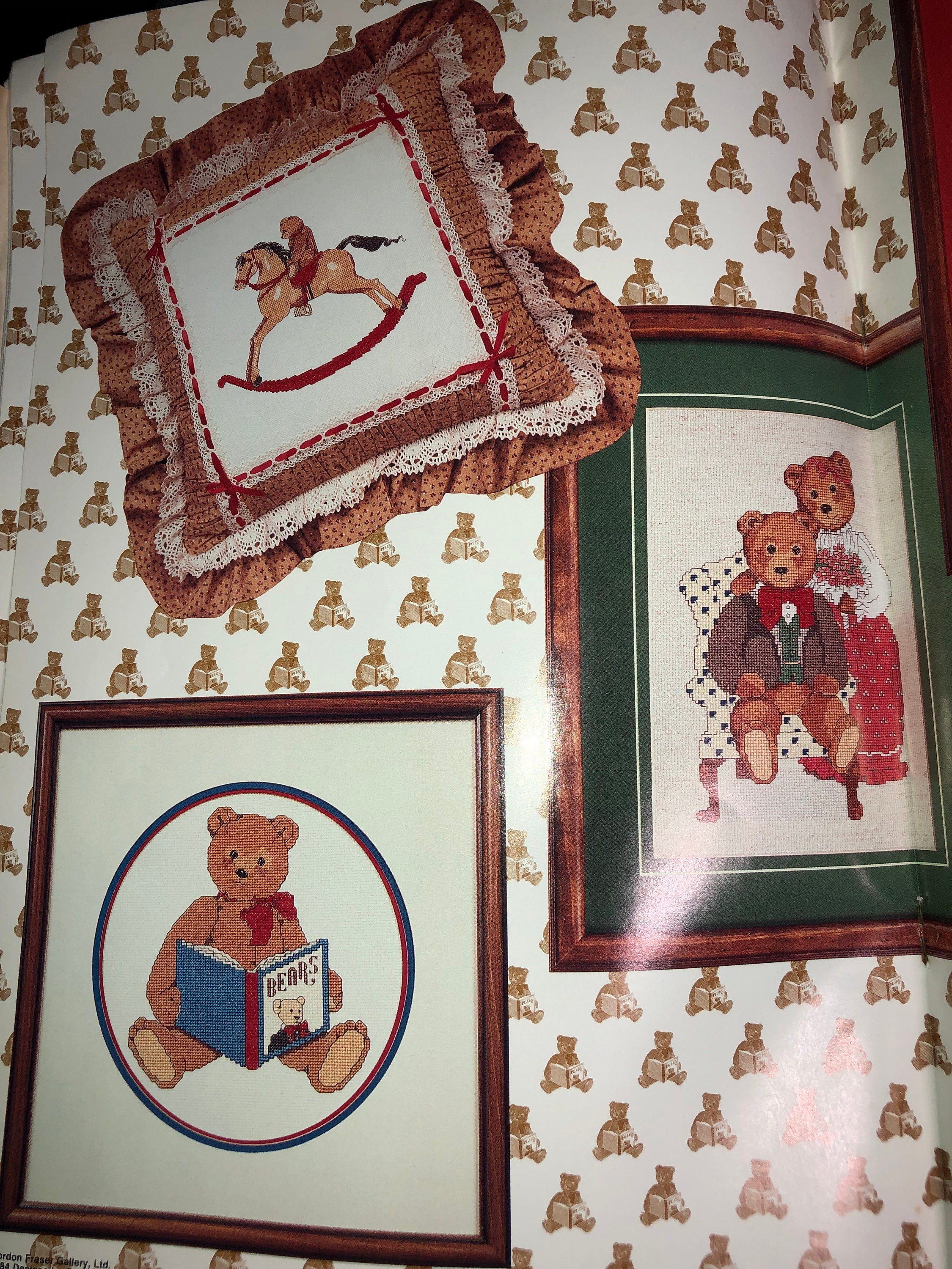 Gordon Fraser’s A Bear Book Cross Stitch Patten Book