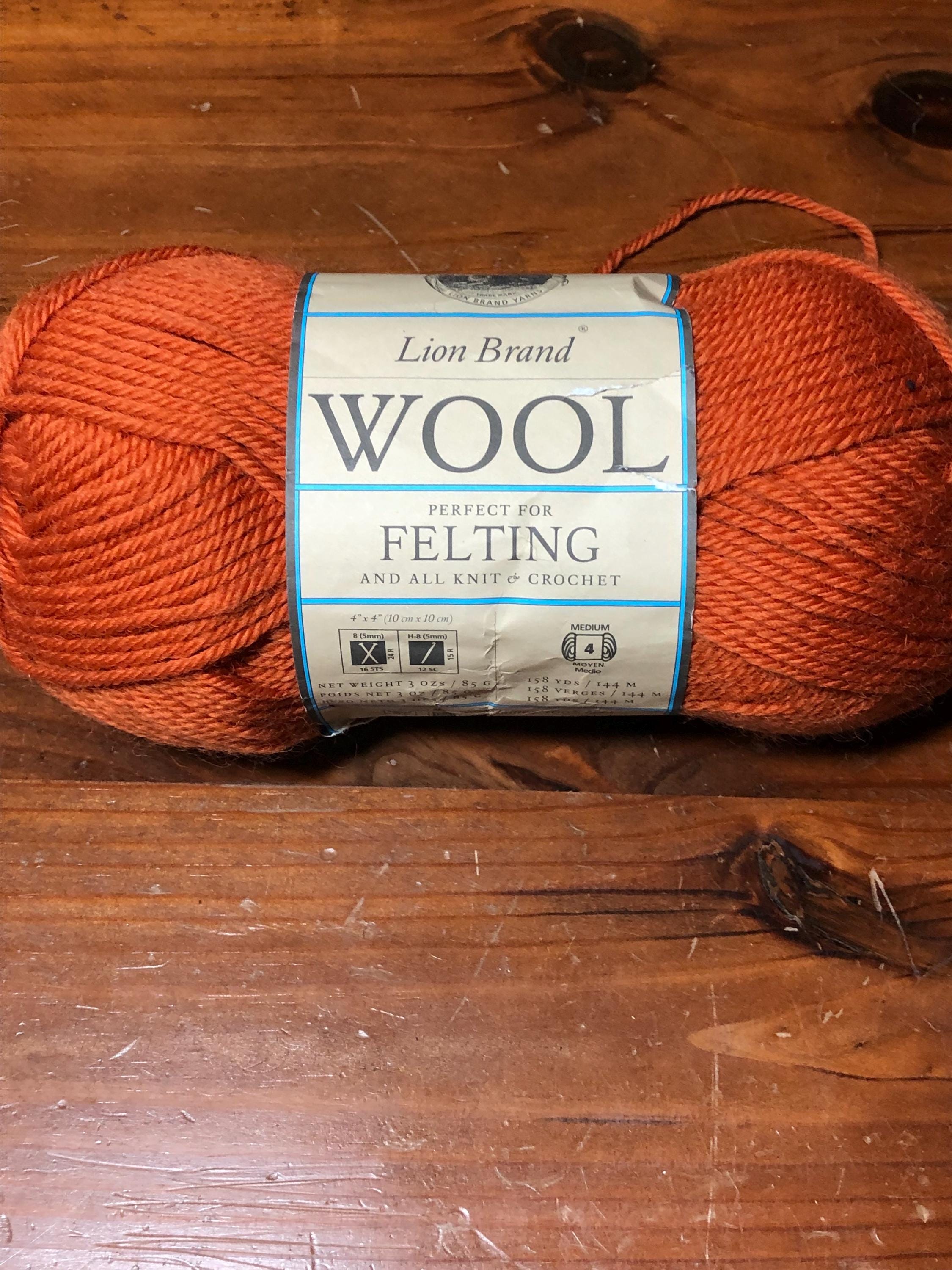 Lion Brand Wool For Felting And All Knit & Crochet