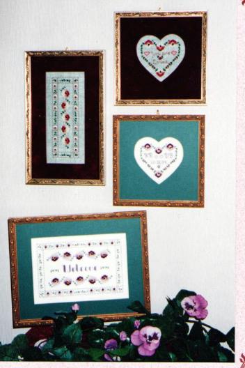 Pansies For You Cross Stitch Lealfet Lindy Jane Designs Inc By Melinda Billam