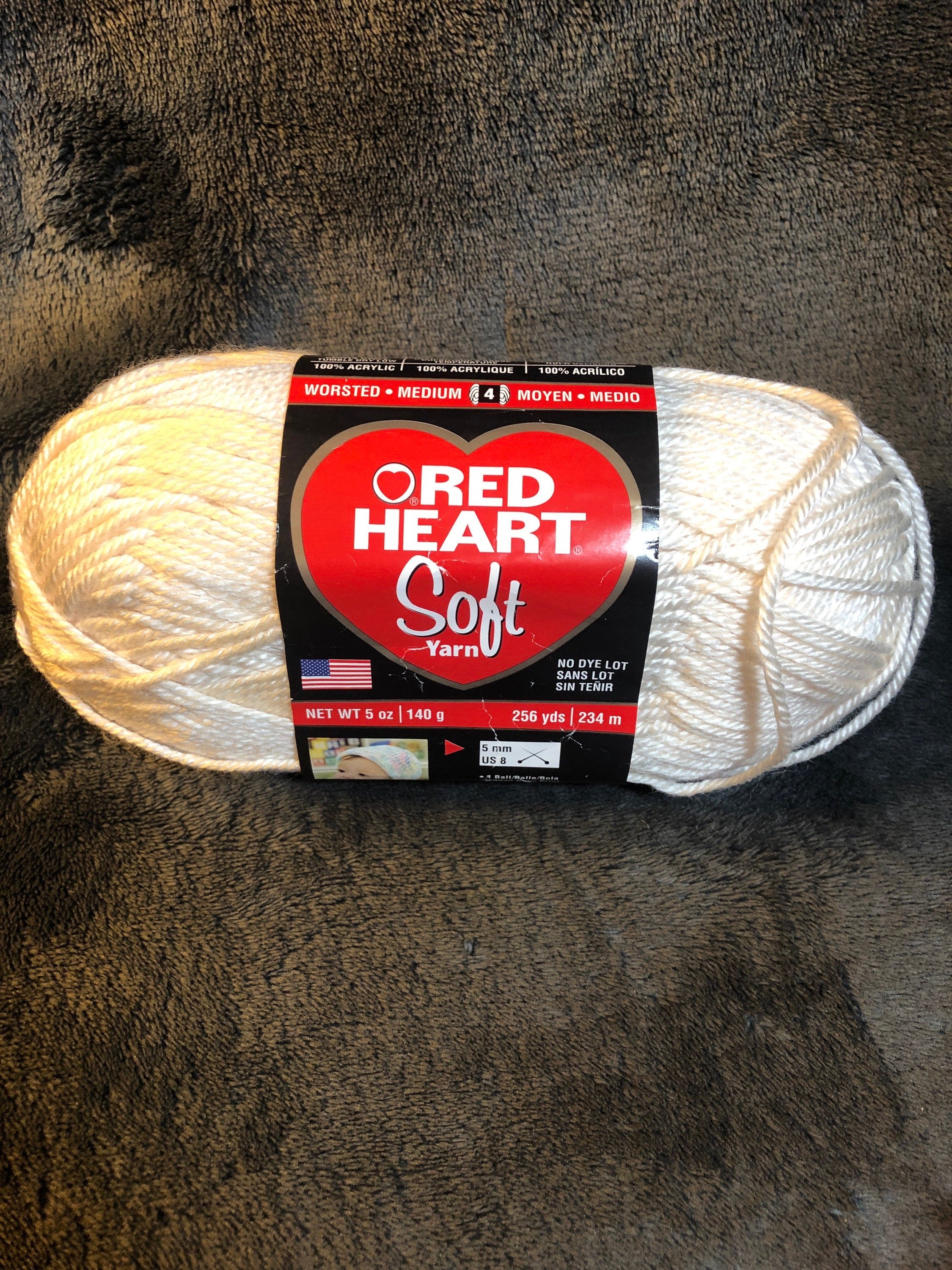 Red Heart Soft Yarn Medium Worsted PF