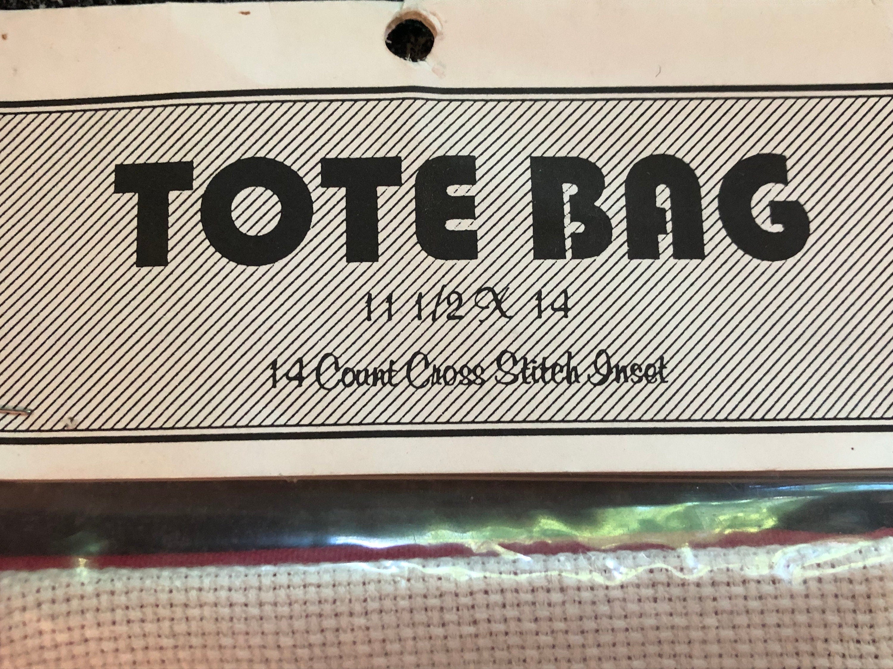 Rainbow Pride Tote Bag 14 Ct Canvas Stitch Insert Cross Stitch Embroidery Needlepoint