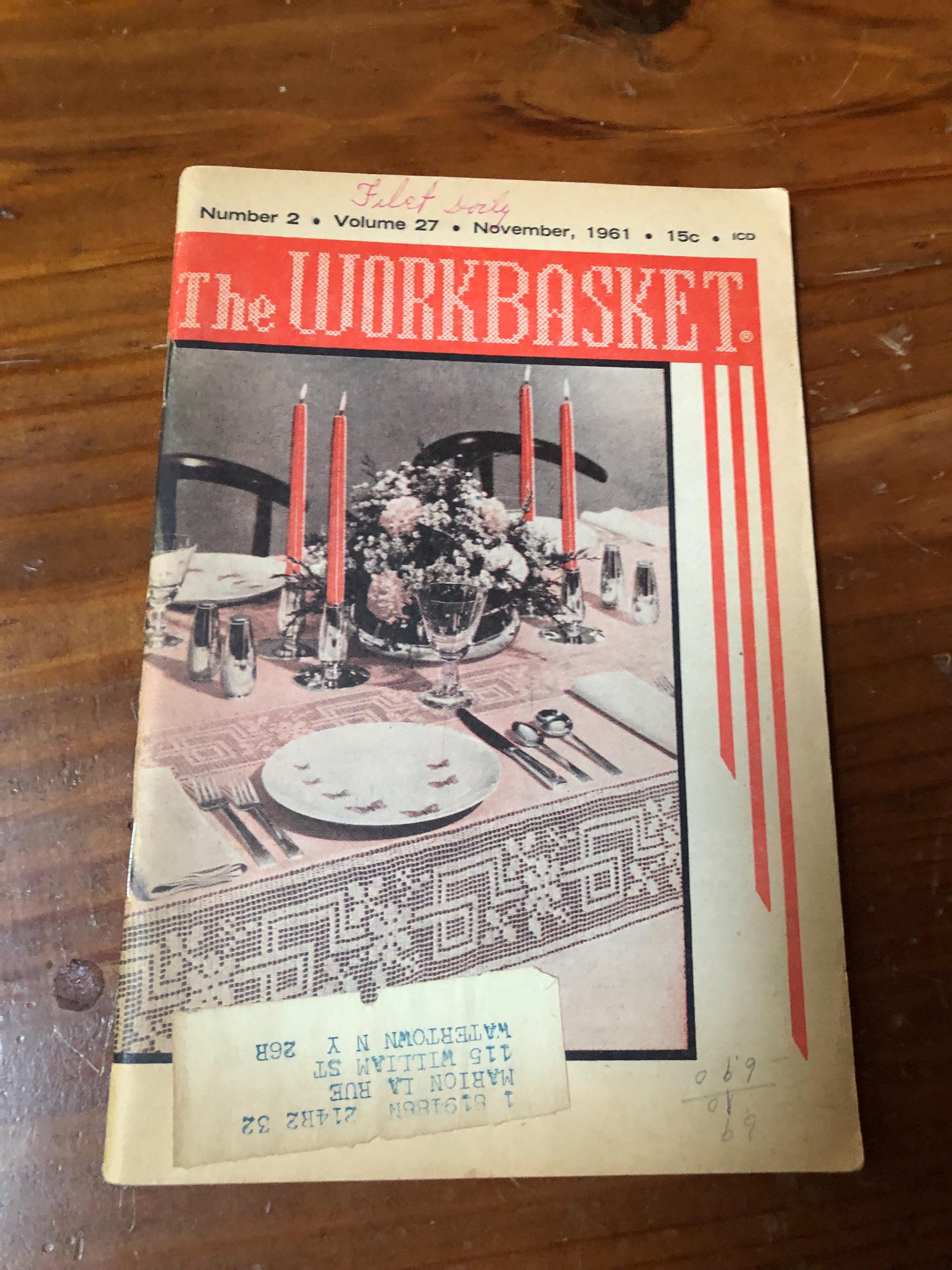 The Work. Basket Magazine 1961