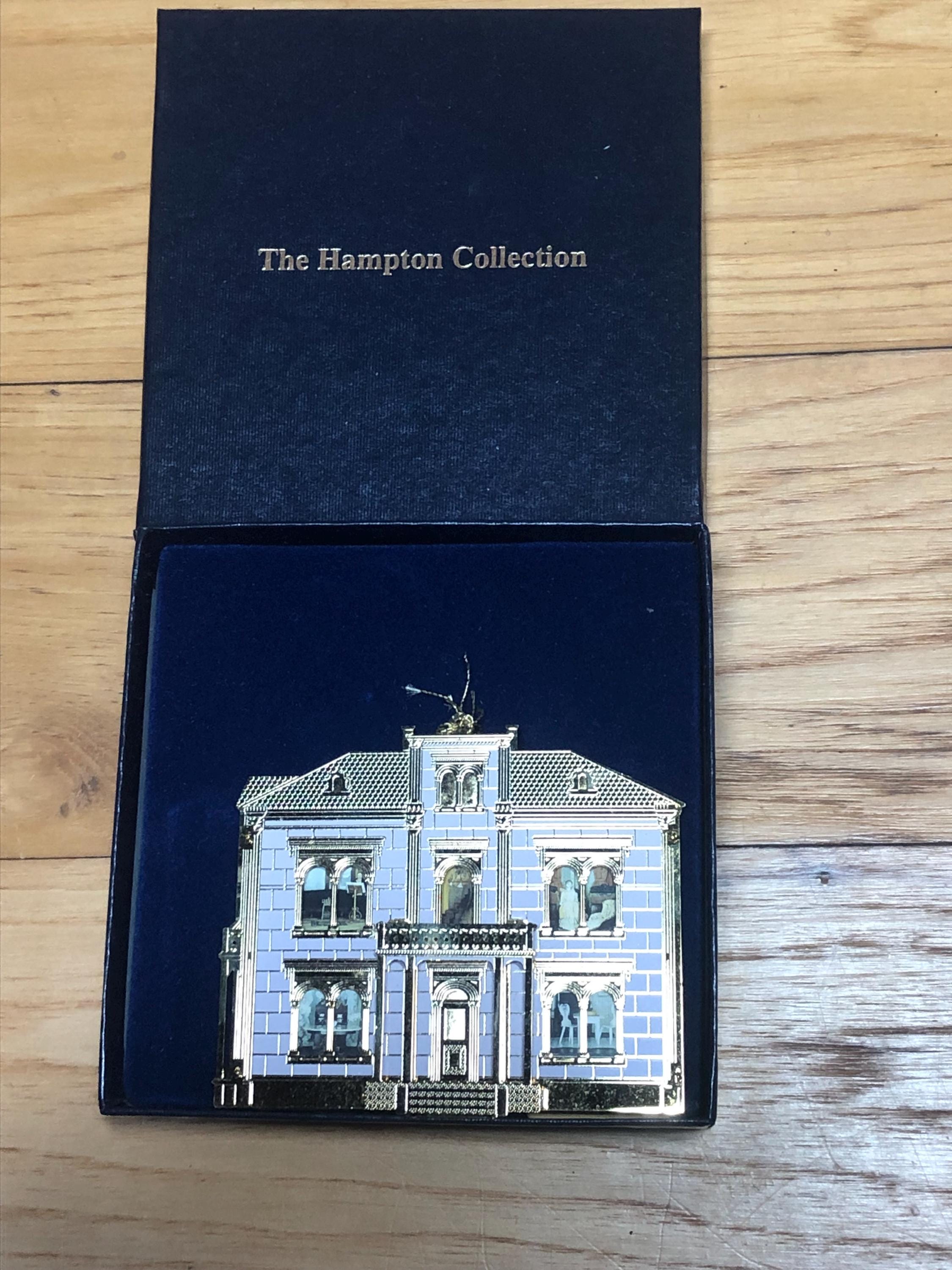 Pittsburgh House Hampton Collection Miniature Dollhouses Around the World Christmas Ornament Collection