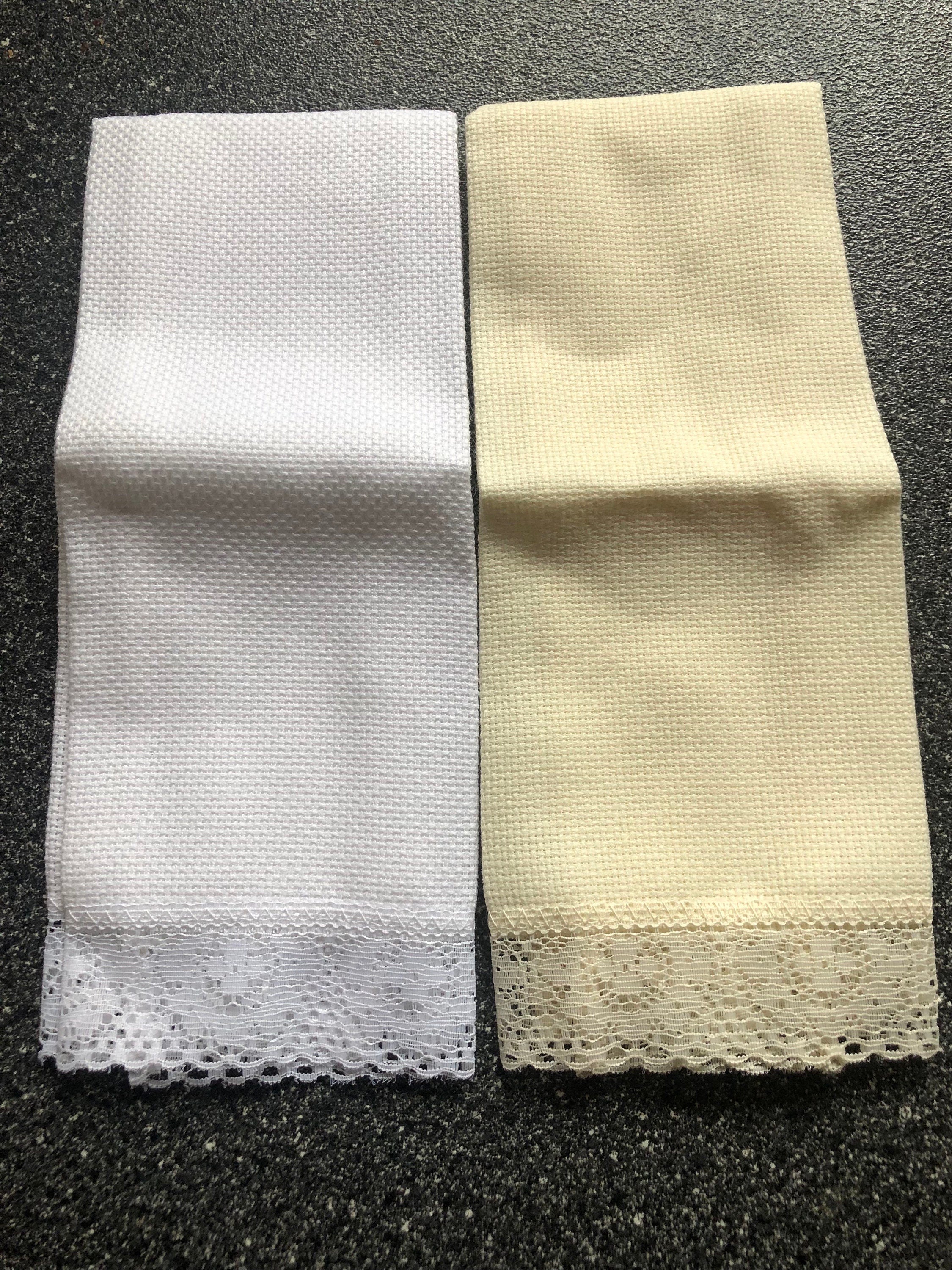 Finger Towel Sal-‘Em Lace Table Linens 14 Aida