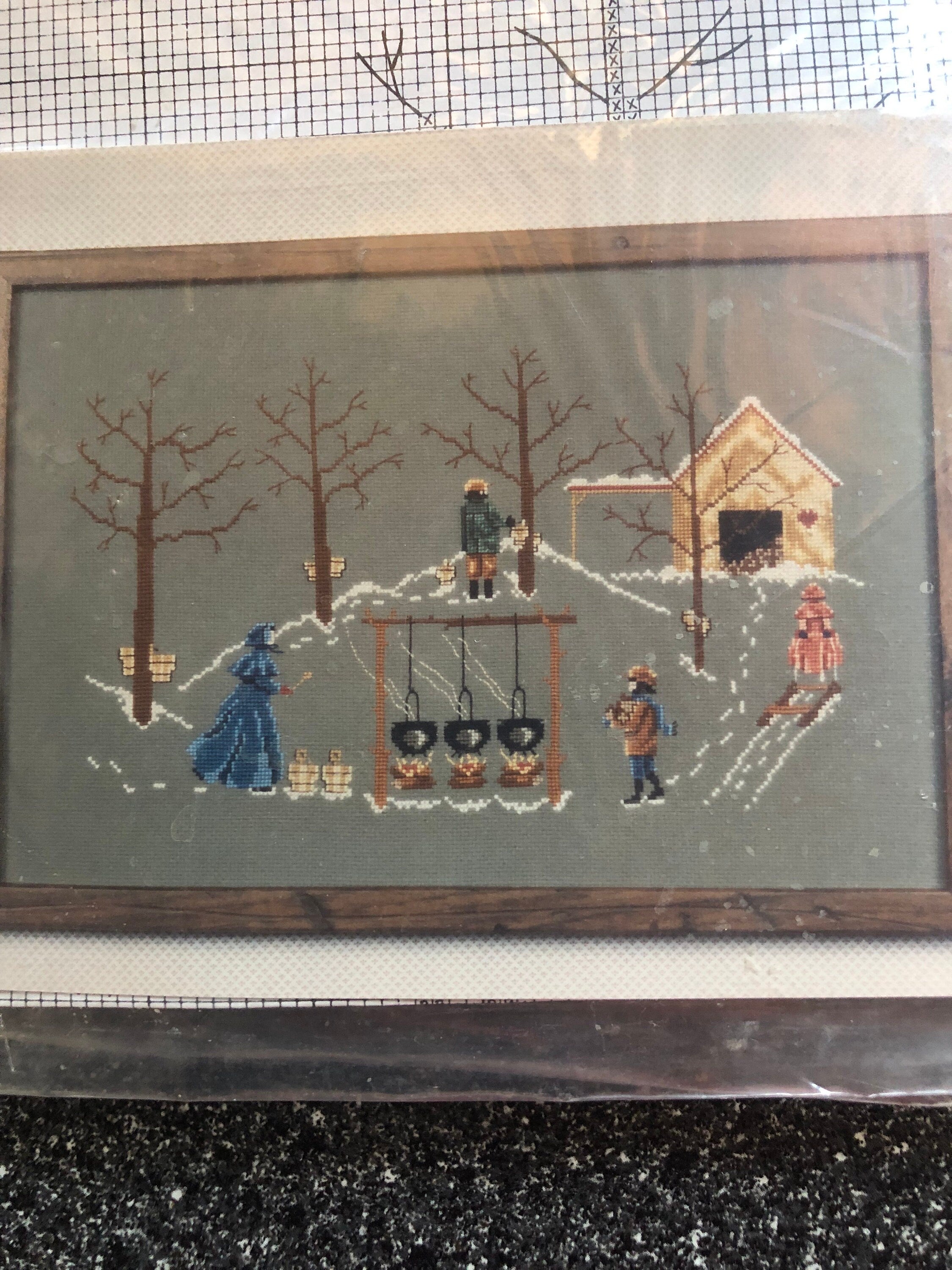 Maple Sugar Heart Of The Country Cross Stitch Pattern