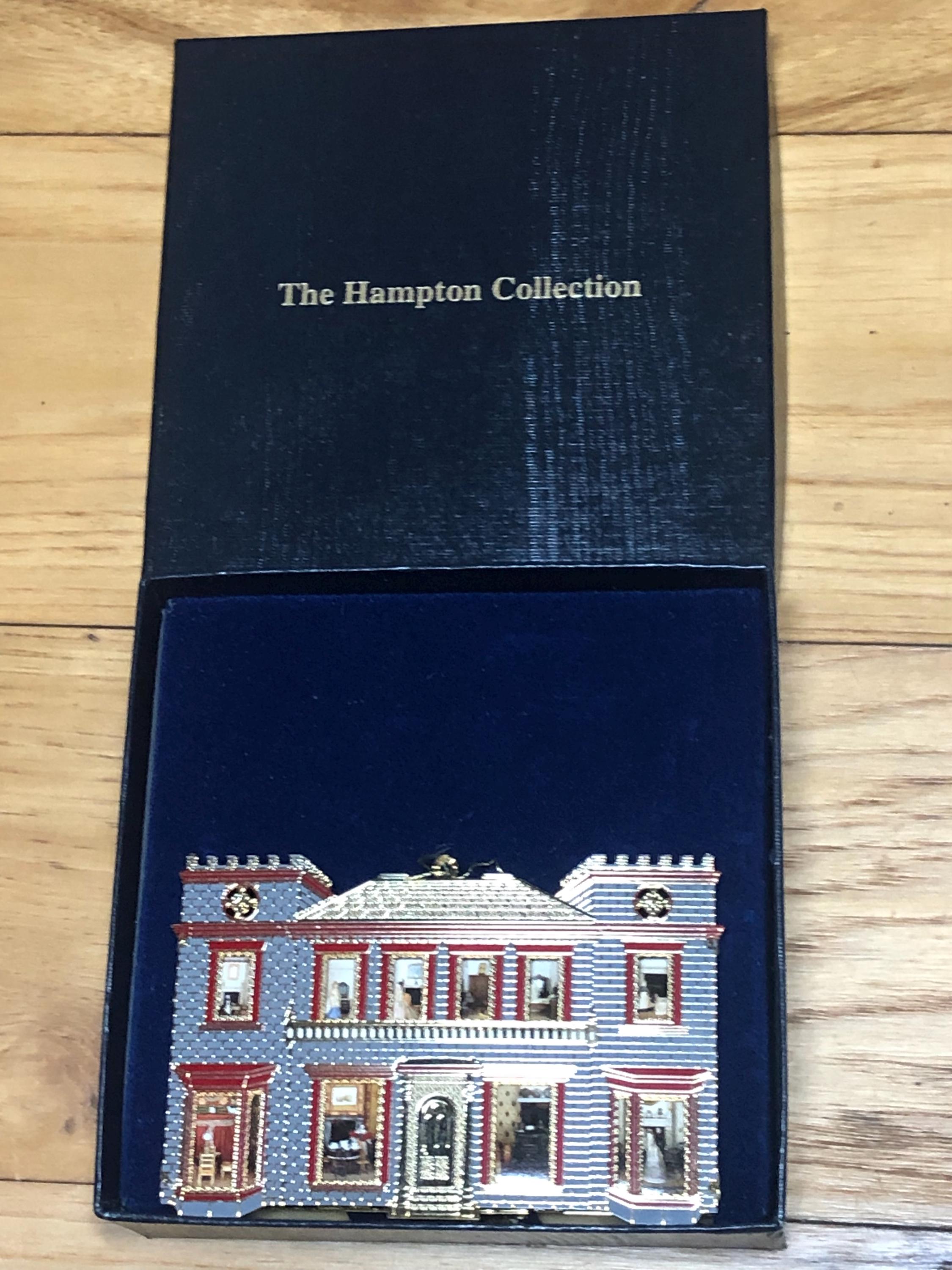 Fron Hall Hampton Collection A Timeless Holiday Treasure from the Miniature Dollhouses Around the World Collection