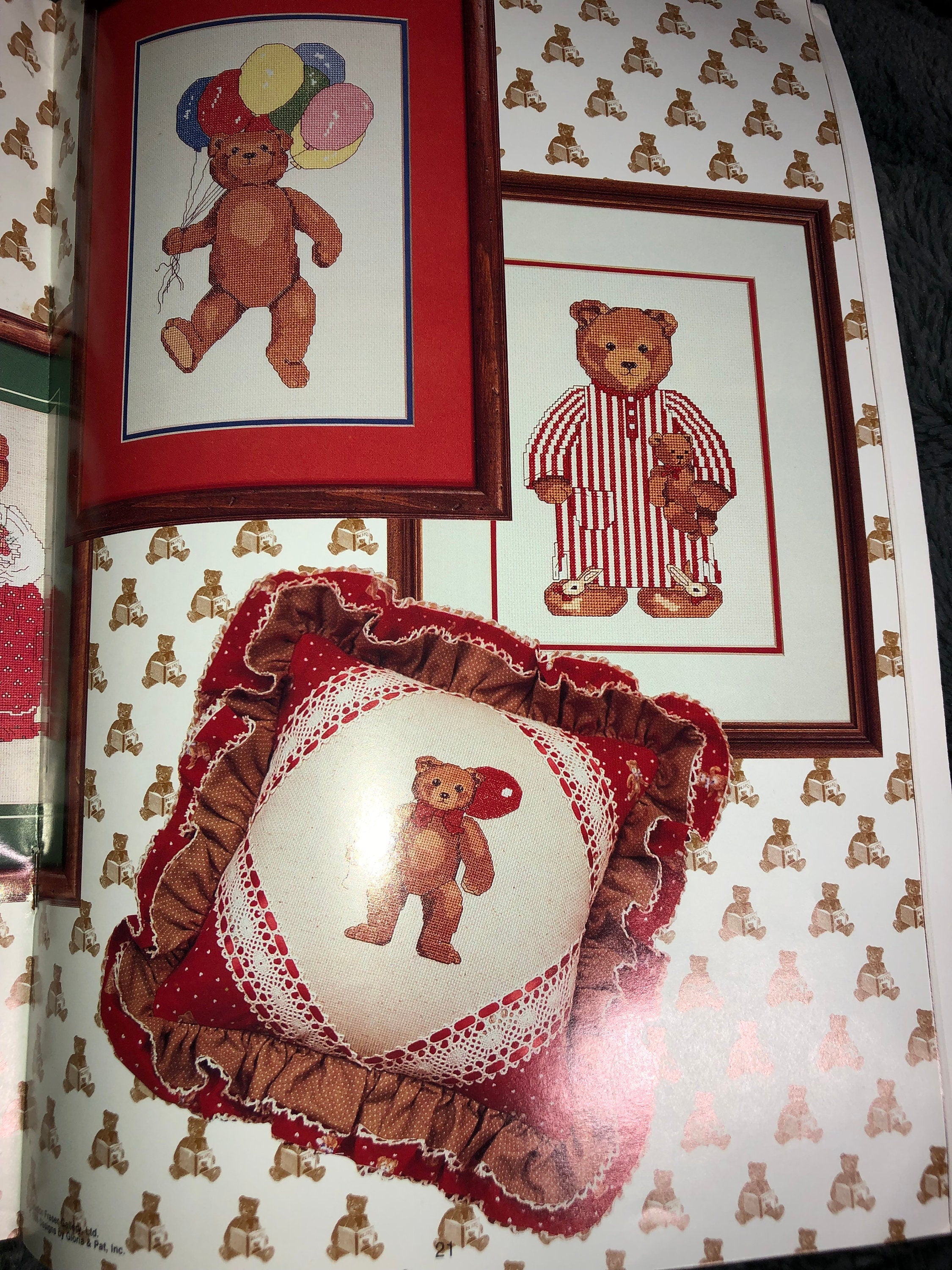 Gordon Fraser’s A Bear Book Cross Stitch Patten Book