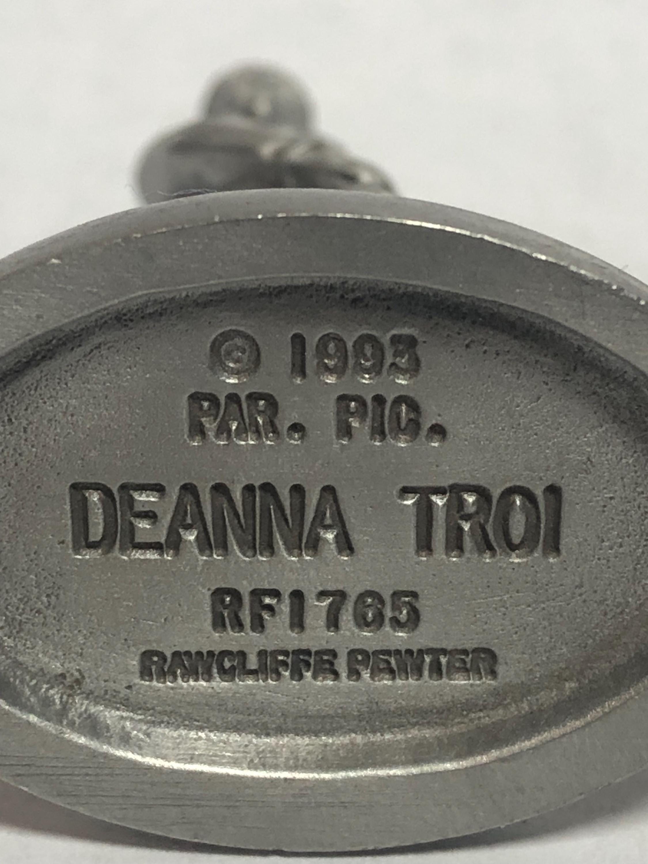 Deanna Troi Star Trek  1993 Vintage Radcliffe Pewter