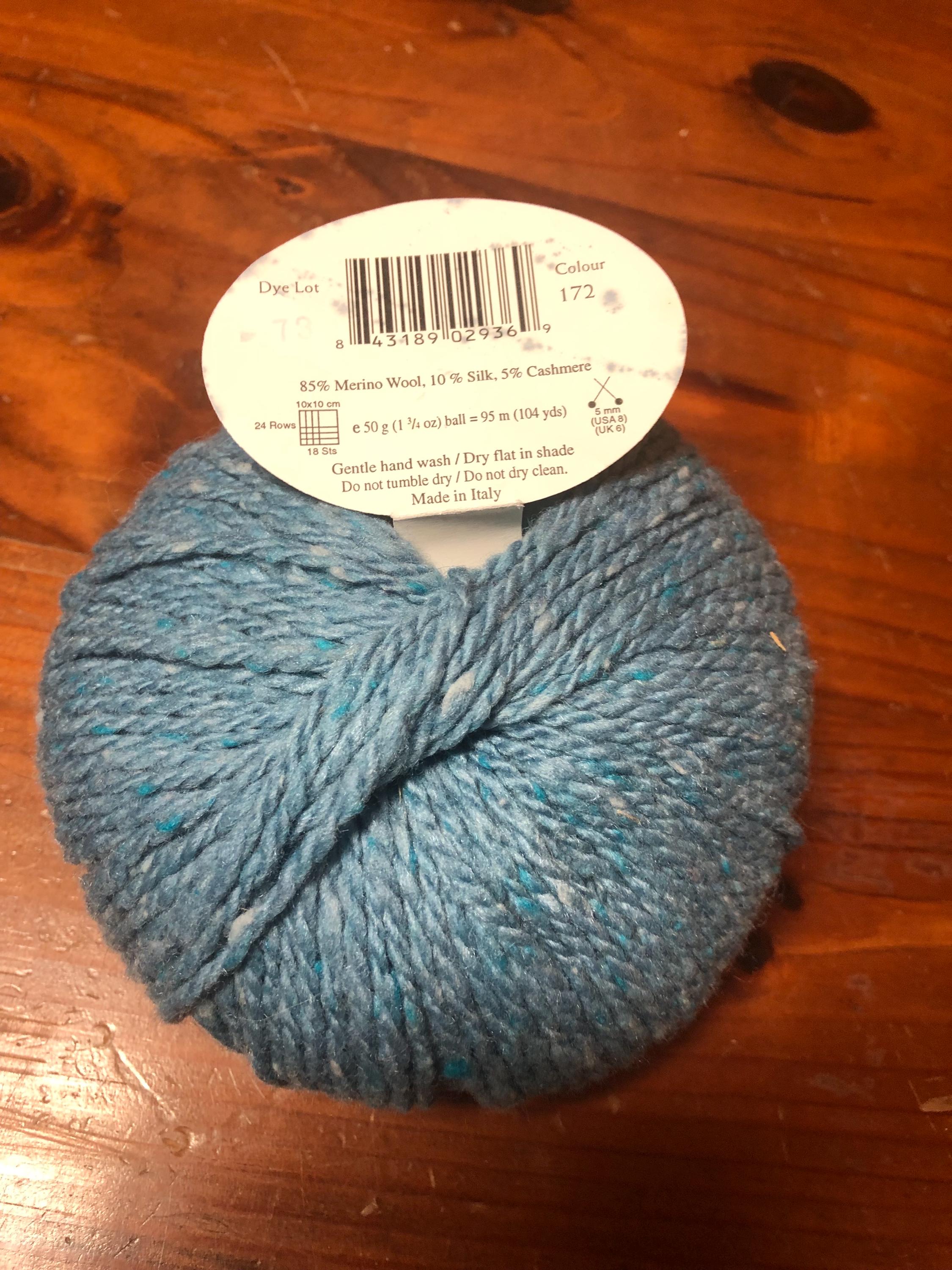Kathmandu Aran Yarn Blue Gray Queensland Collection