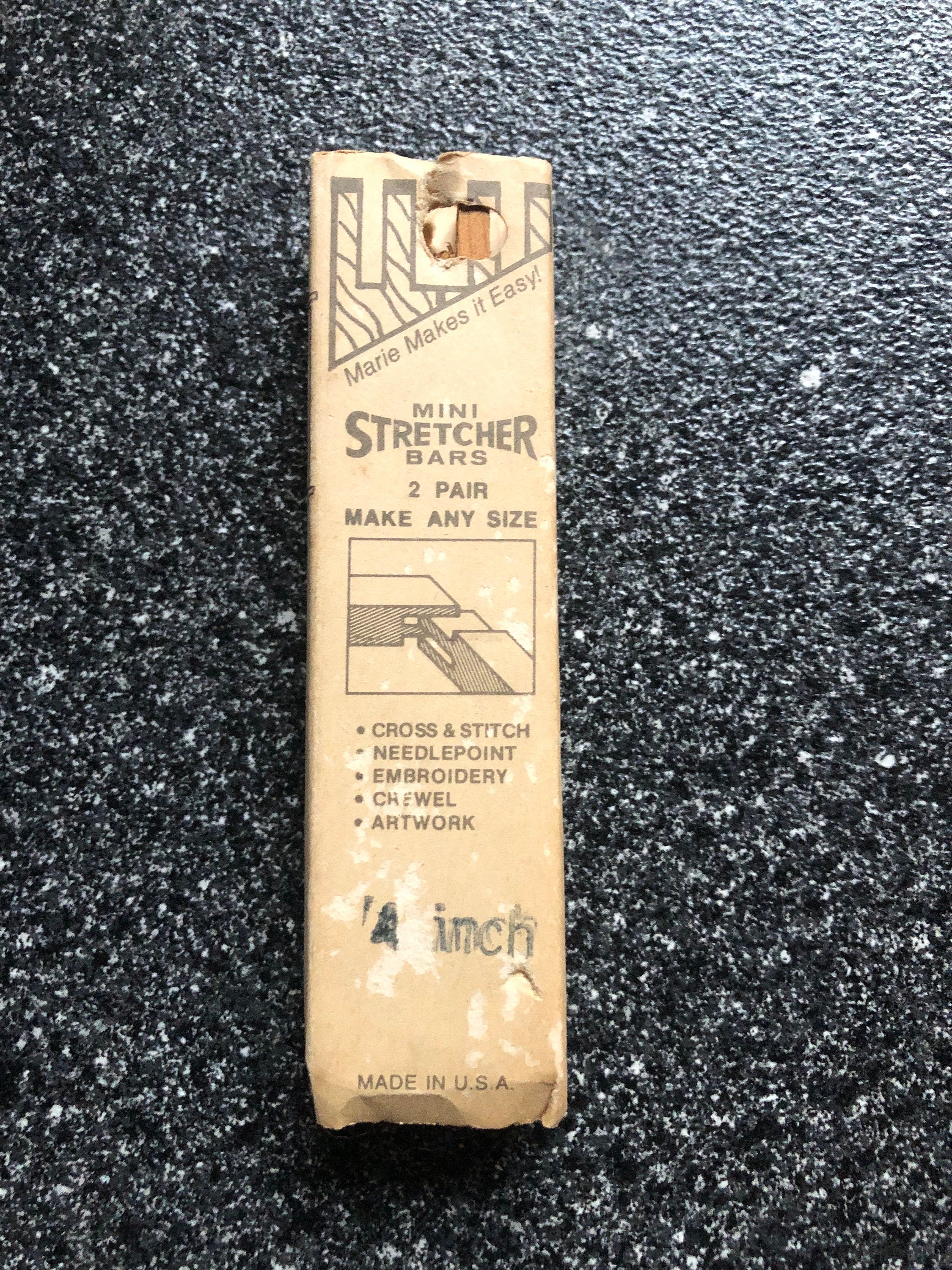 Mini Stretcher Bars 2 Pair Cross Stitch Needlepoint Embroidery Crewel Artwork