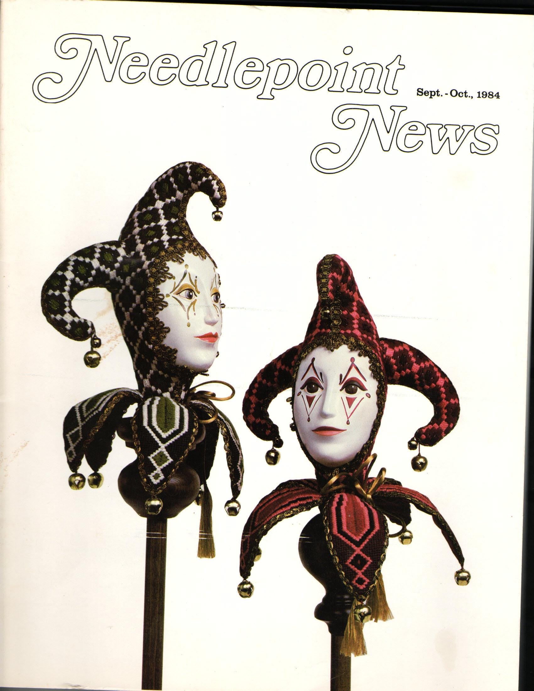 Vintage Needlepoint News Magazine 1980's