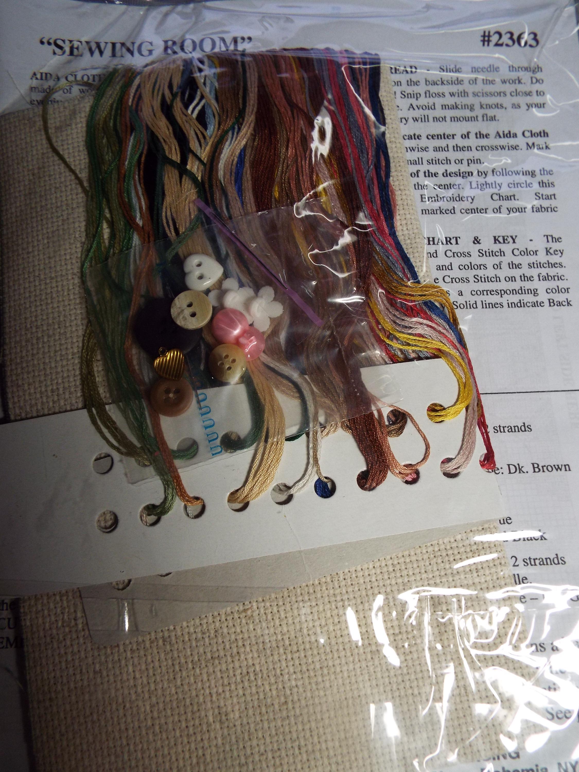 Sewing Room Counted Cross Stitch Kit By Designs Works