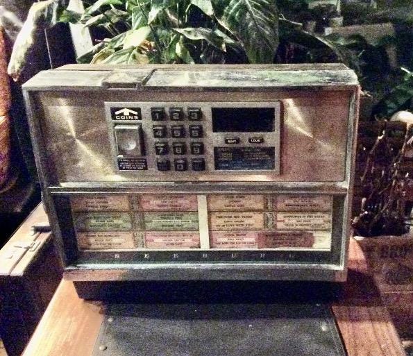 Seeburg Nostalgic Wallbox  Fox Parts Or Man Cave Decor - Not  Working