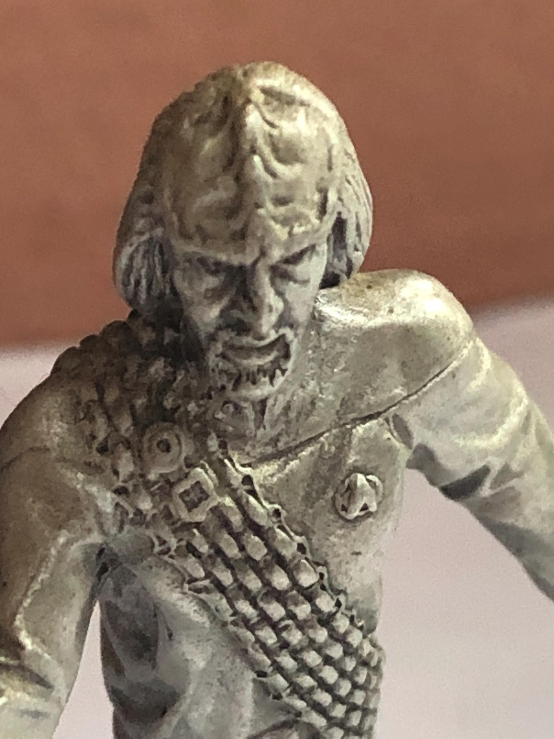 Worf Star Trek  1993 Vintage Radcliffe Pewter