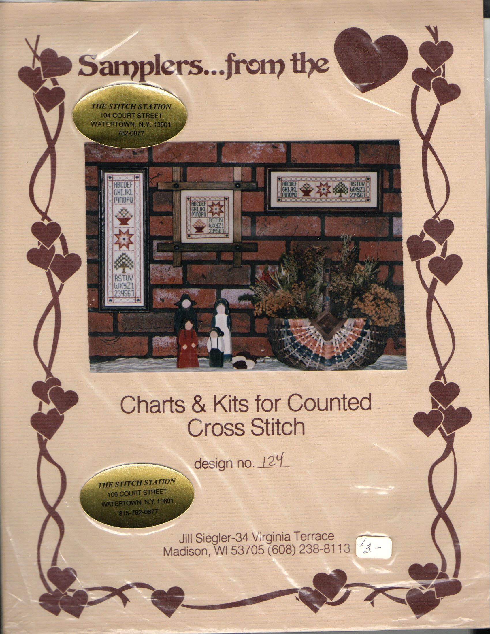 Samplers From The Heart Counted Cross Stitch Chart Design No 124 Southwestern Motif