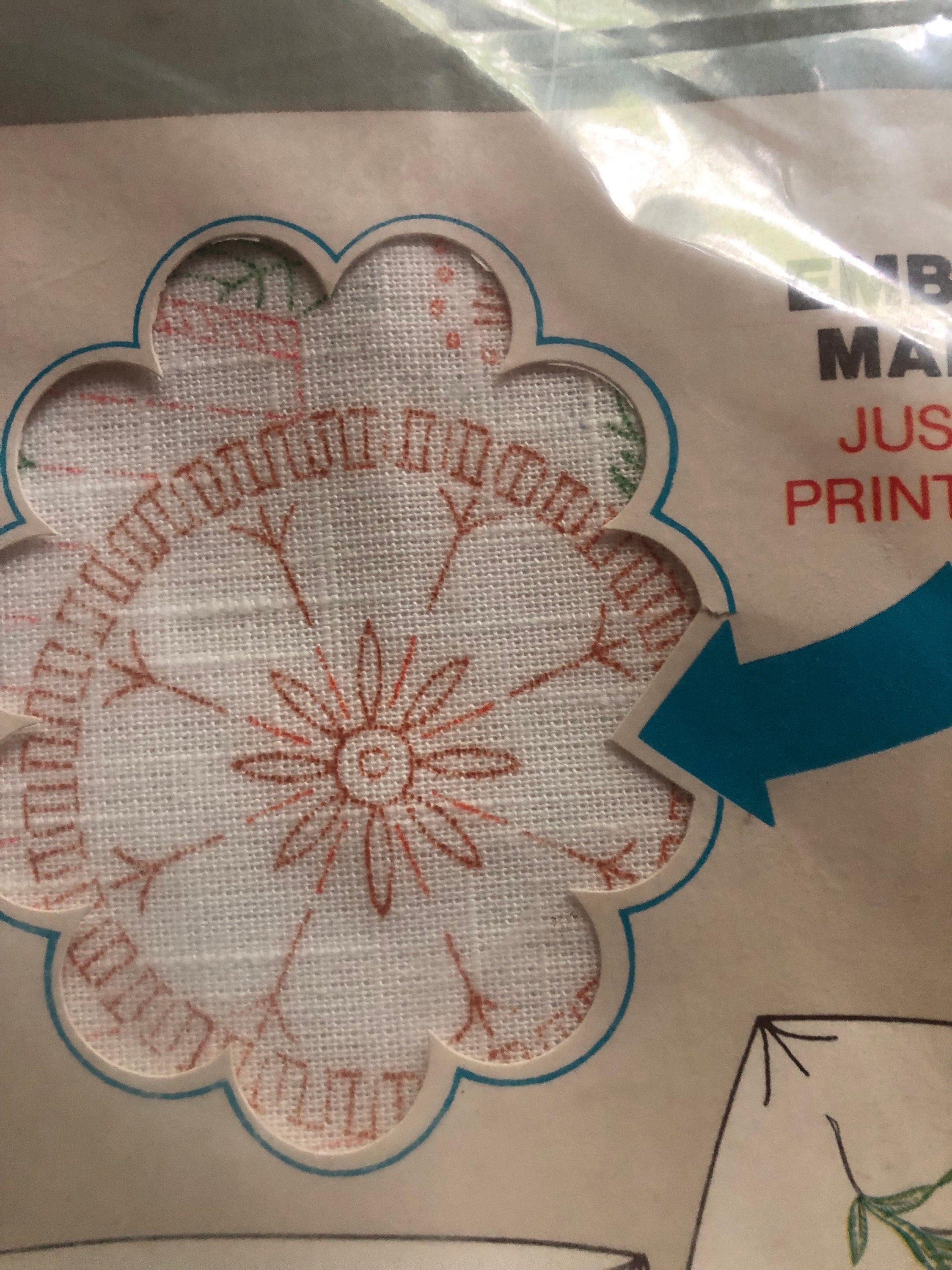 Pillow Cover To Embroider And Sew By Bolortex Vintage