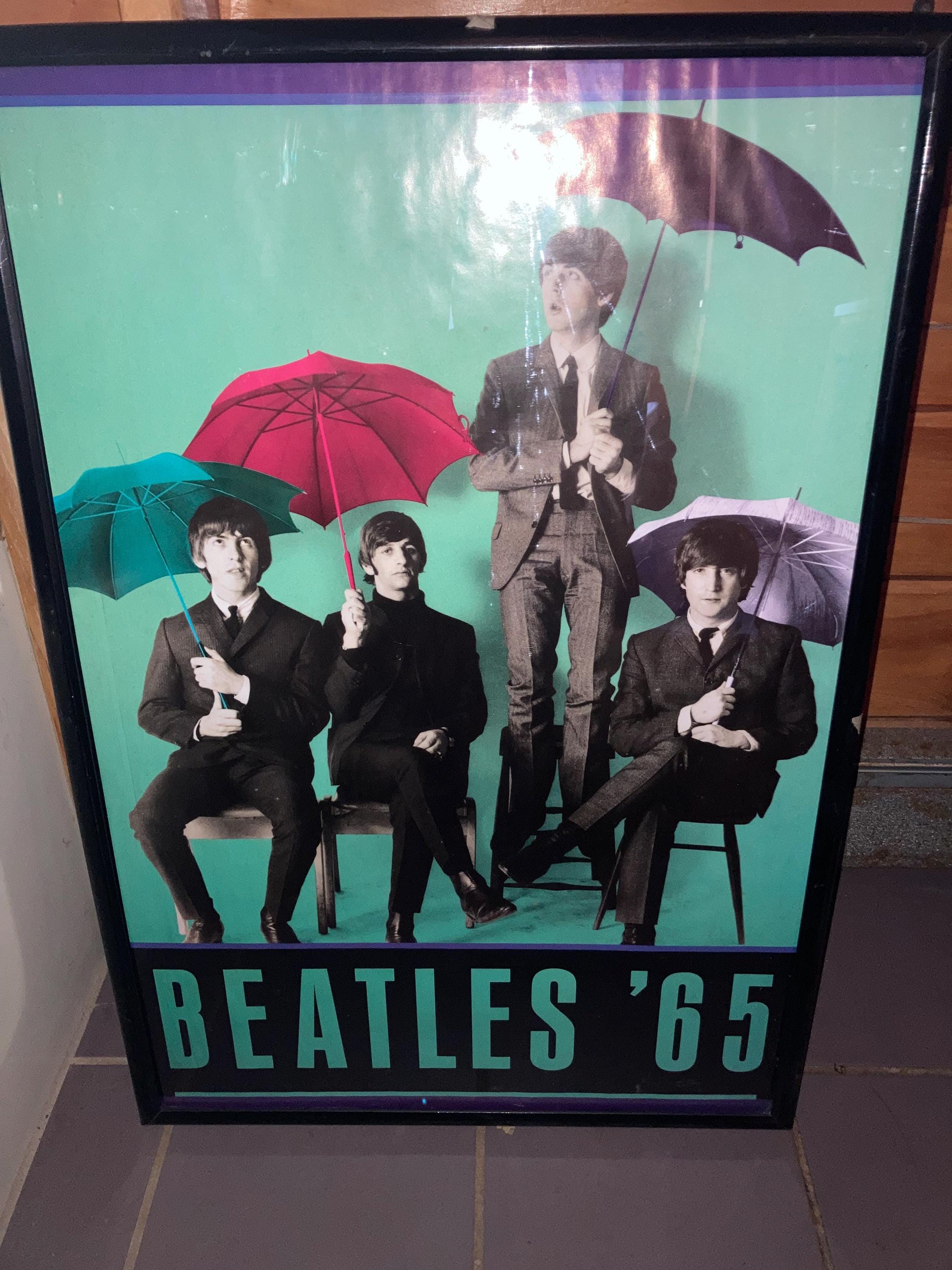 Original Beatles ‘65 Poster by Apple Corps 1987 BTL052 24 x 36 Framed
