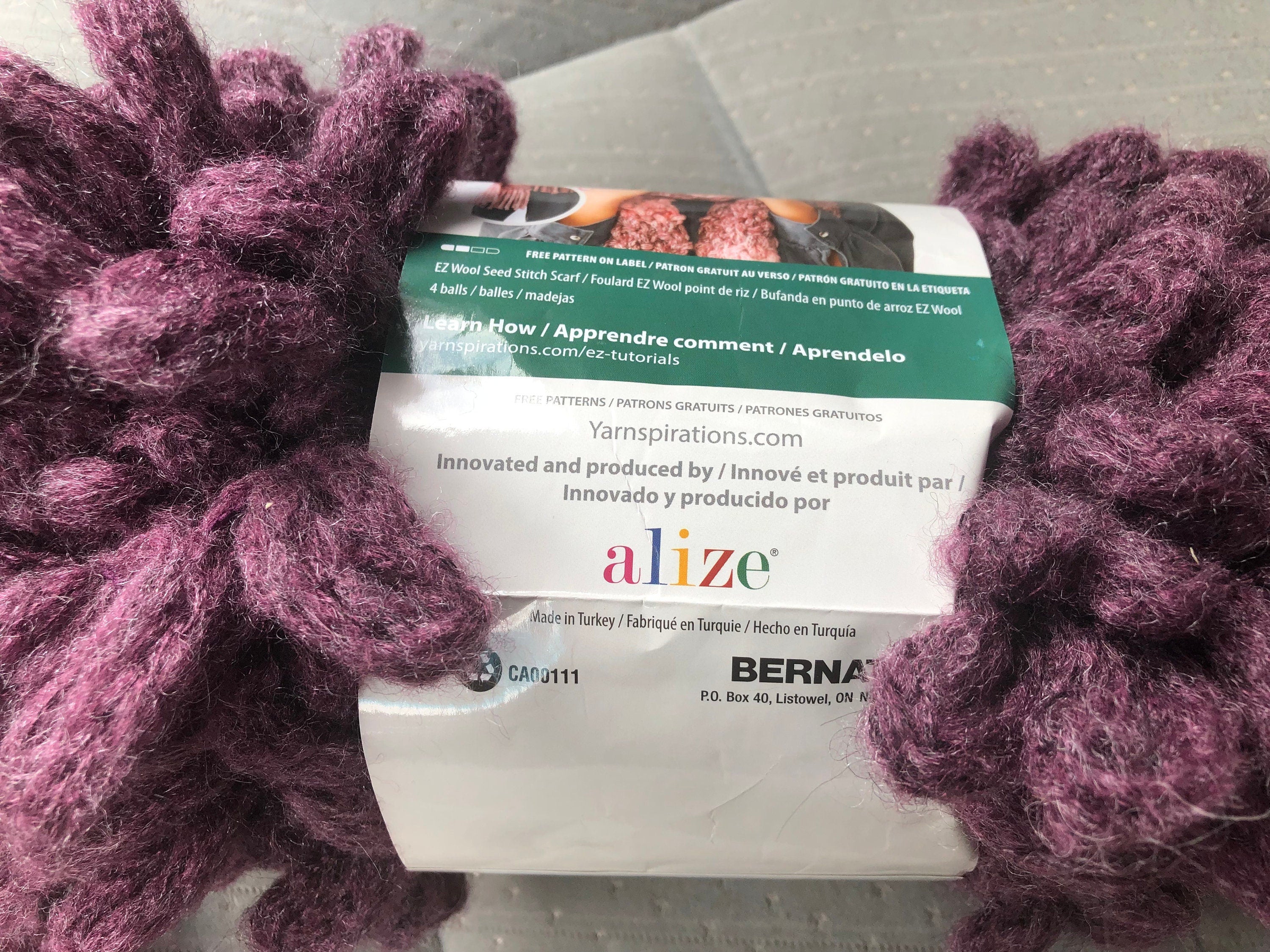 Bernat Alize EZ Wool Yarnspirations Loop Yarn