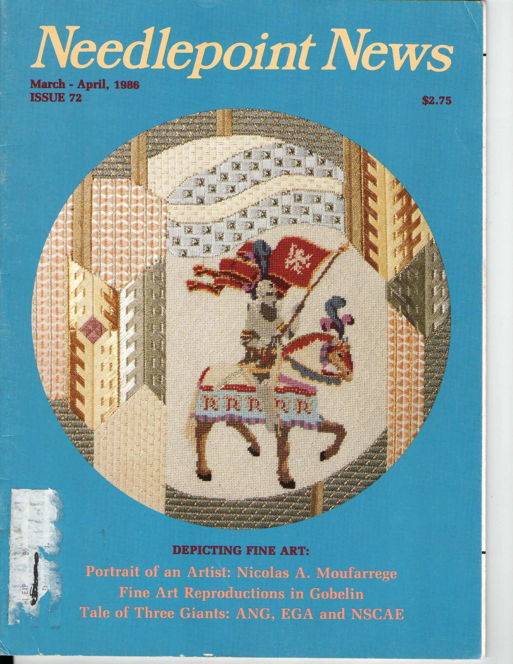 Vintage Needlepoint News Magazine 1980's