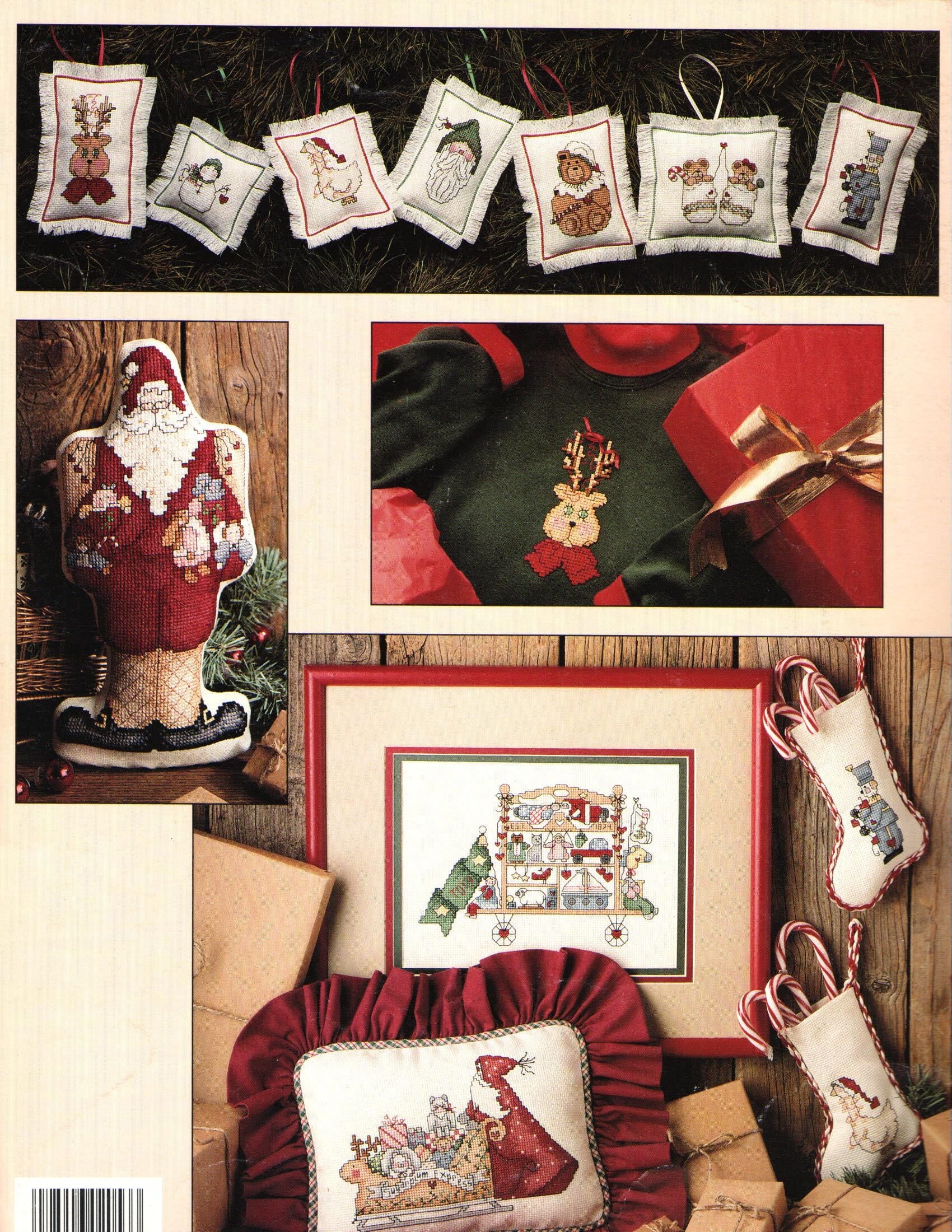 Sugarplum Express Leaflet 2053 Leisure Arts 10 Designs By Pegi White