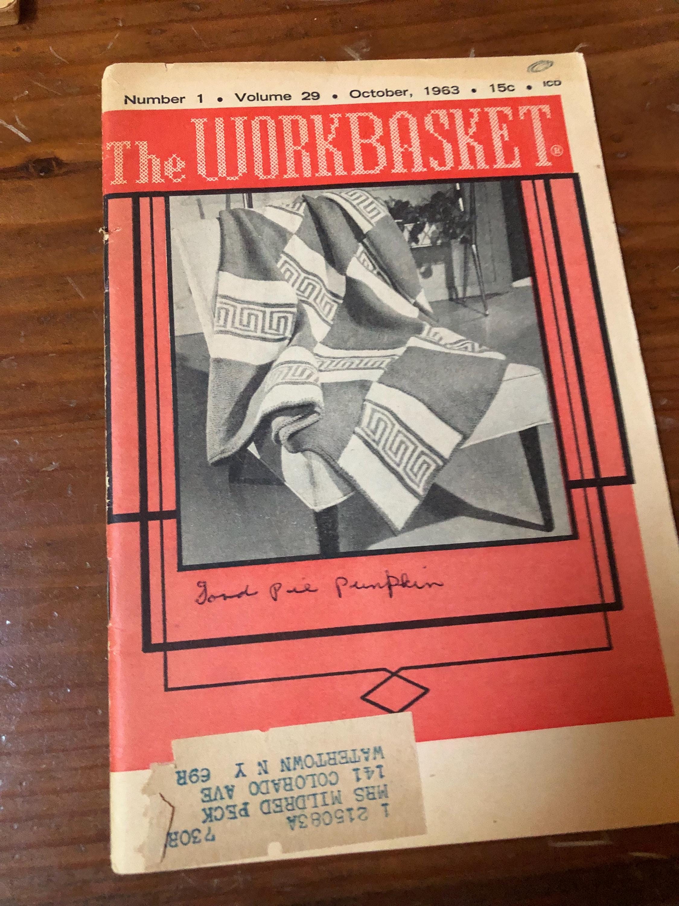 The Work. Basket Magazine 1963
