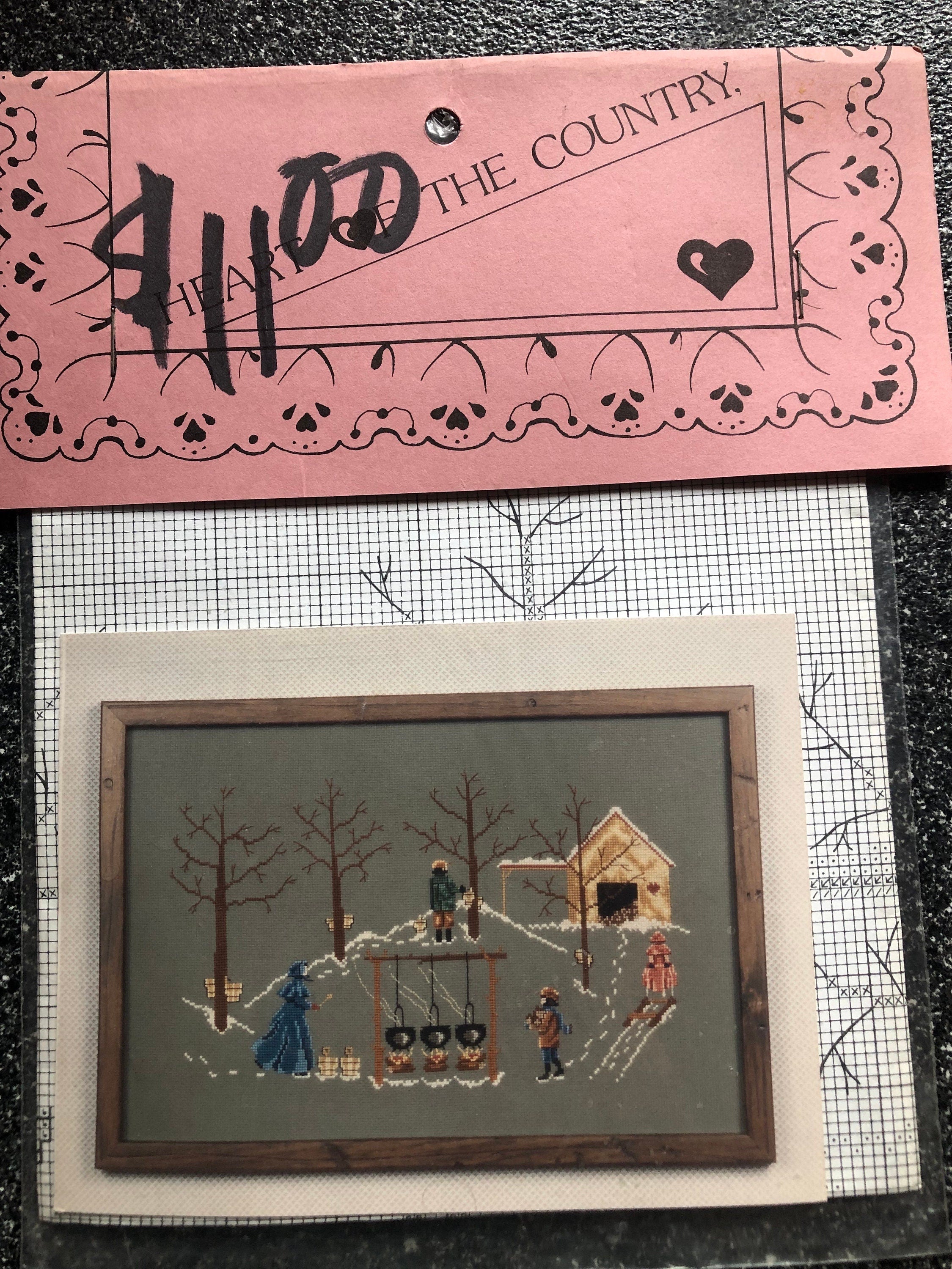 Maple Sugar Heart Of The Country Cross Stitch Pattern