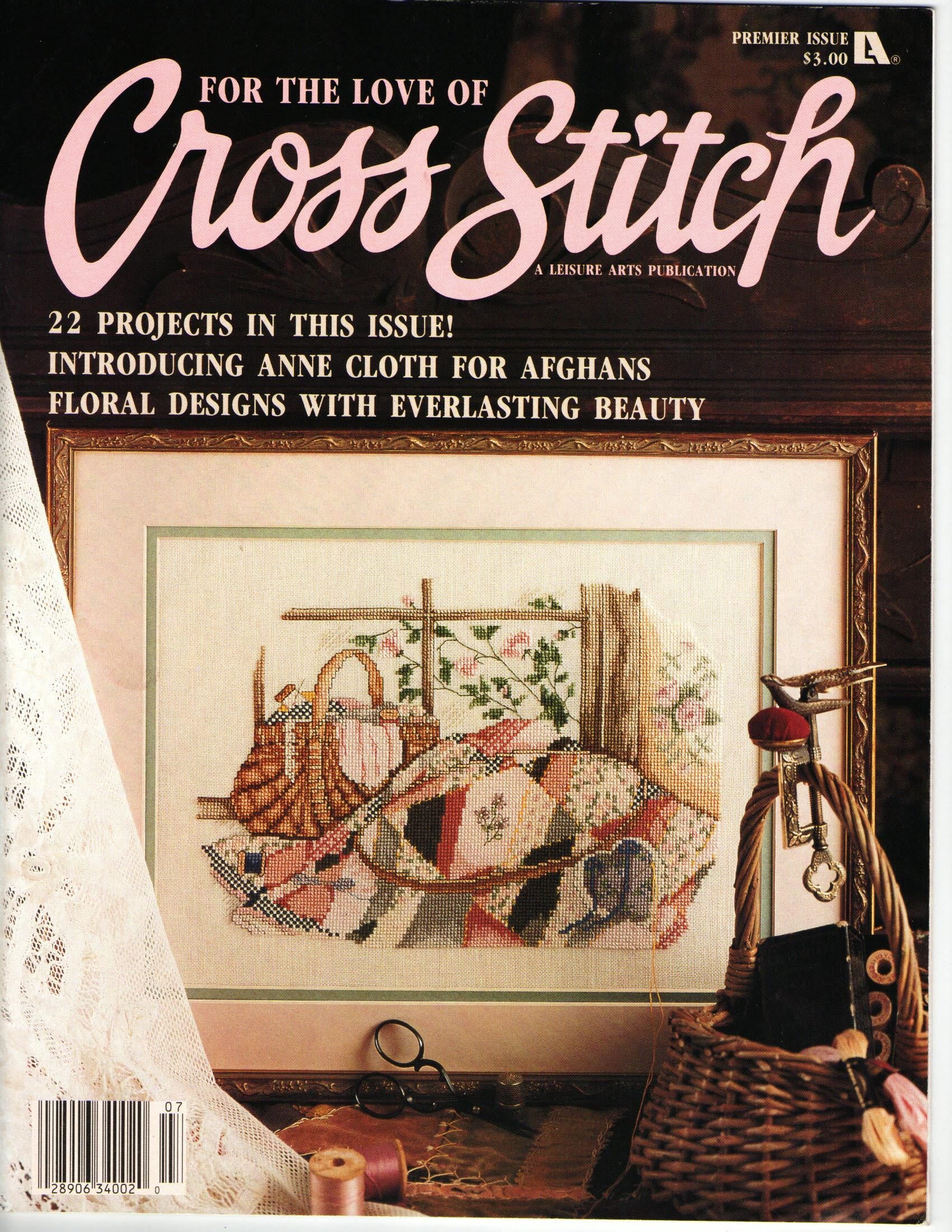 For The Love Of Cross Stitch Premier Issue 22 Projects In This Issue!