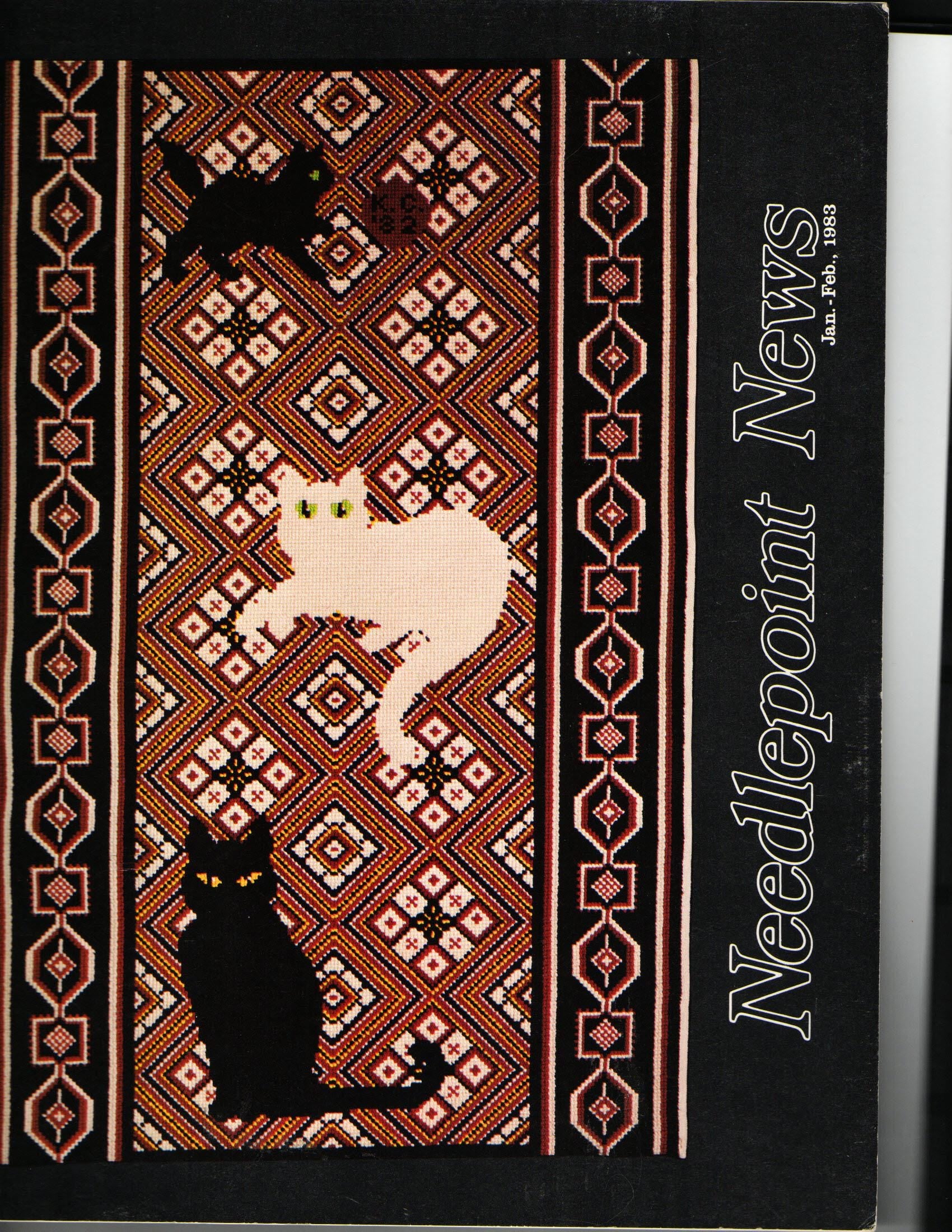 Vintage Needlepoint News Magazine 1980's
