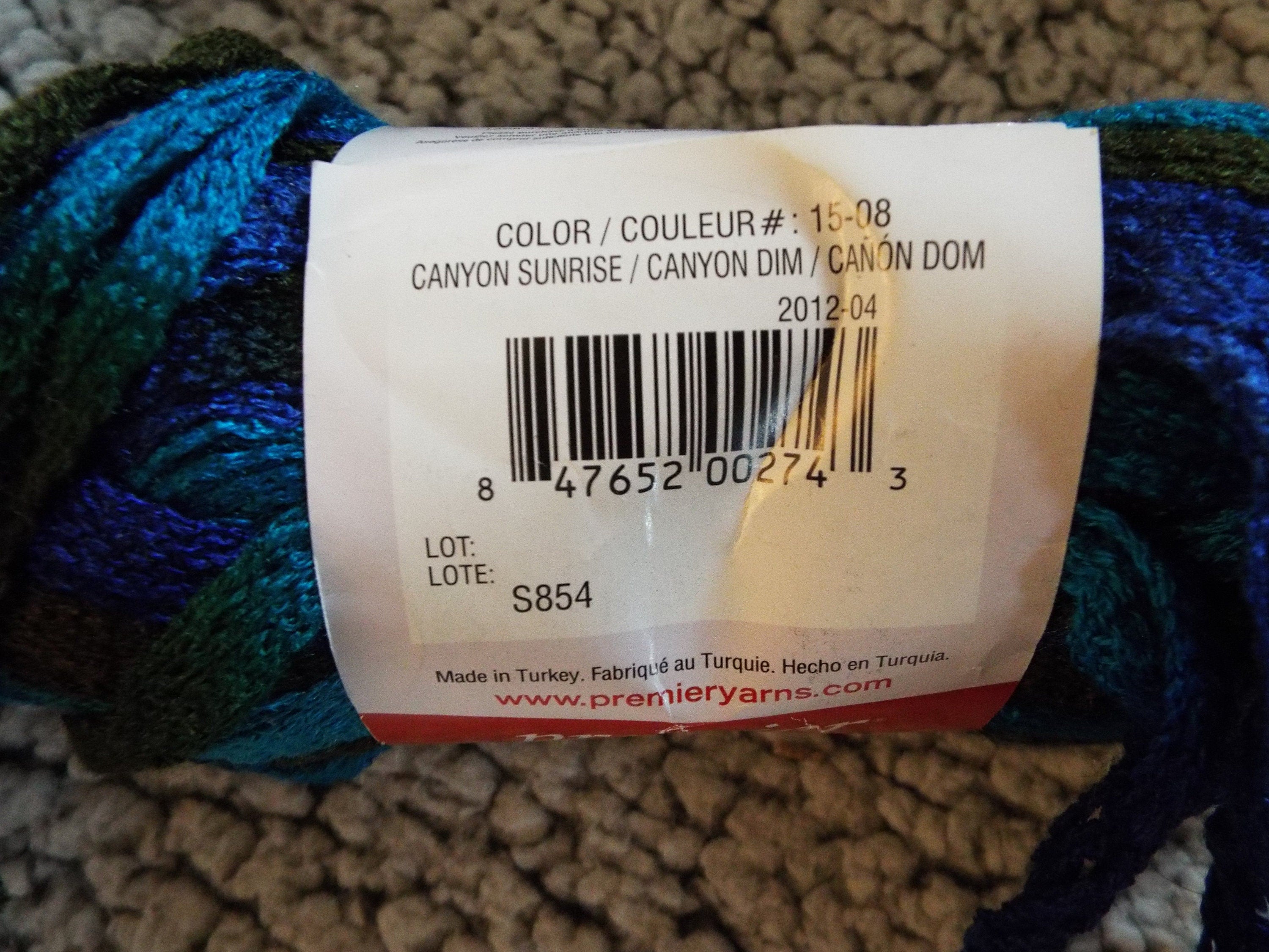 Staribella Premier Ribbon Yarn Canyon Sunrise Blue Green