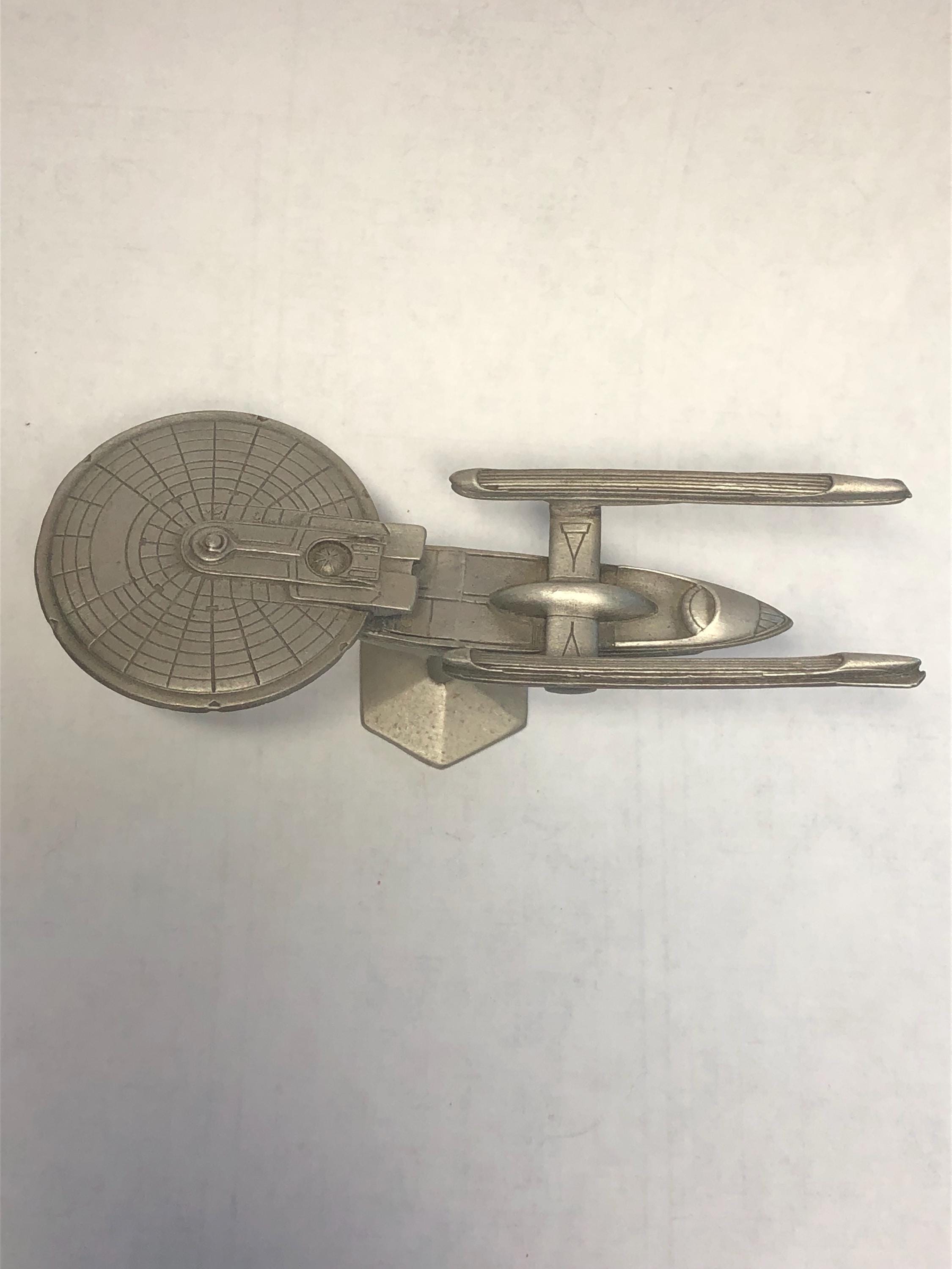 USS Excelsior NCC-2000 Star Trek  1991 Vintage Radcliffe Pewter